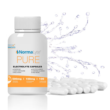 NormaLyte Electrolyte Capsules - Replenish Electrolytes for Peak Performance - Hydration Salt Pills with Essential Minerals for Energy Boost, and Muscle Recovery - 100ct/Bottle NormaLyte buy supplements canada