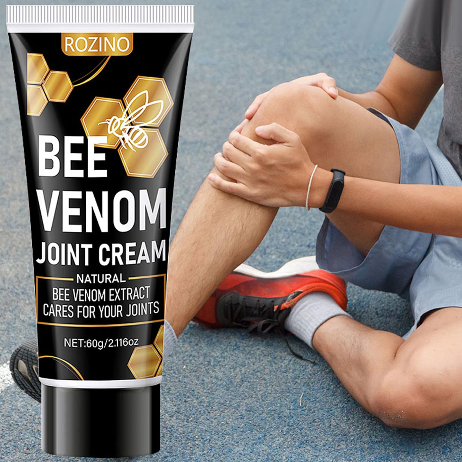 Bee Venom Joint Cream for Knees & Joints - Lightweight Moisturizing Cream for Dry Skin, Fast Absorbing & Non-Greasy Formula - Supports Comfortable Movement (2.116OZ) Generic buy supplements canada