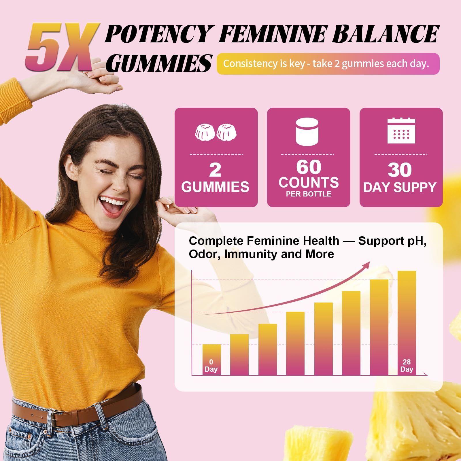 Totaria Sugar Free Probiotics for Women, Feminine Balance Gummies, 50 Billion CFU Vaginal Probiotic Prebiotic w/Slippery Elm, Cranberry, for Vaginal, Urinary Tract Totaria buy supplements canada