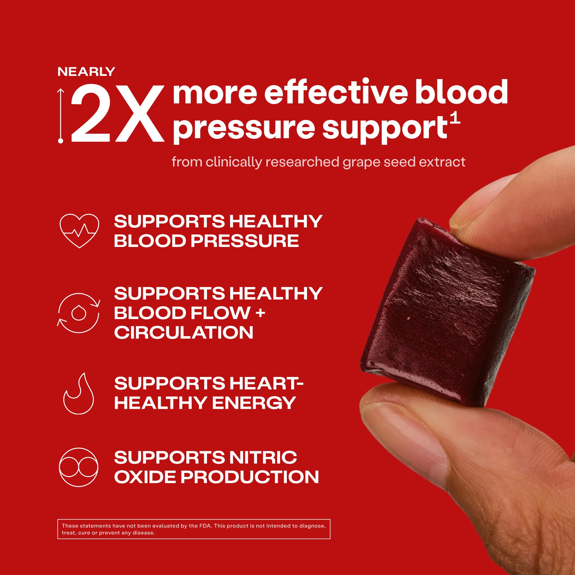 Humann SuperBeets Heart Chews, Beet Root Powder Support Energy Supplement, Nitric Oxide and Blood Pressure Support, Grape Seed Extract & Non-GMO Humann buy supplements canada