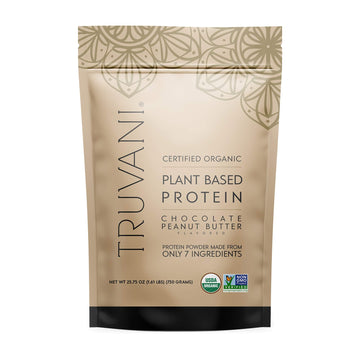 Truvani Vegan Chocolate Peanut Butter Protein Powder - 20g Plant-Based Protein, Gluten Truvani buy supplements canada