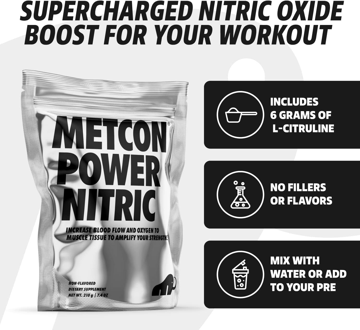 MetCon Power Pre-Pump Nitric Oxide Booster - Pre-Workout Supplement - Increase Blood MetCon buy supplements canada