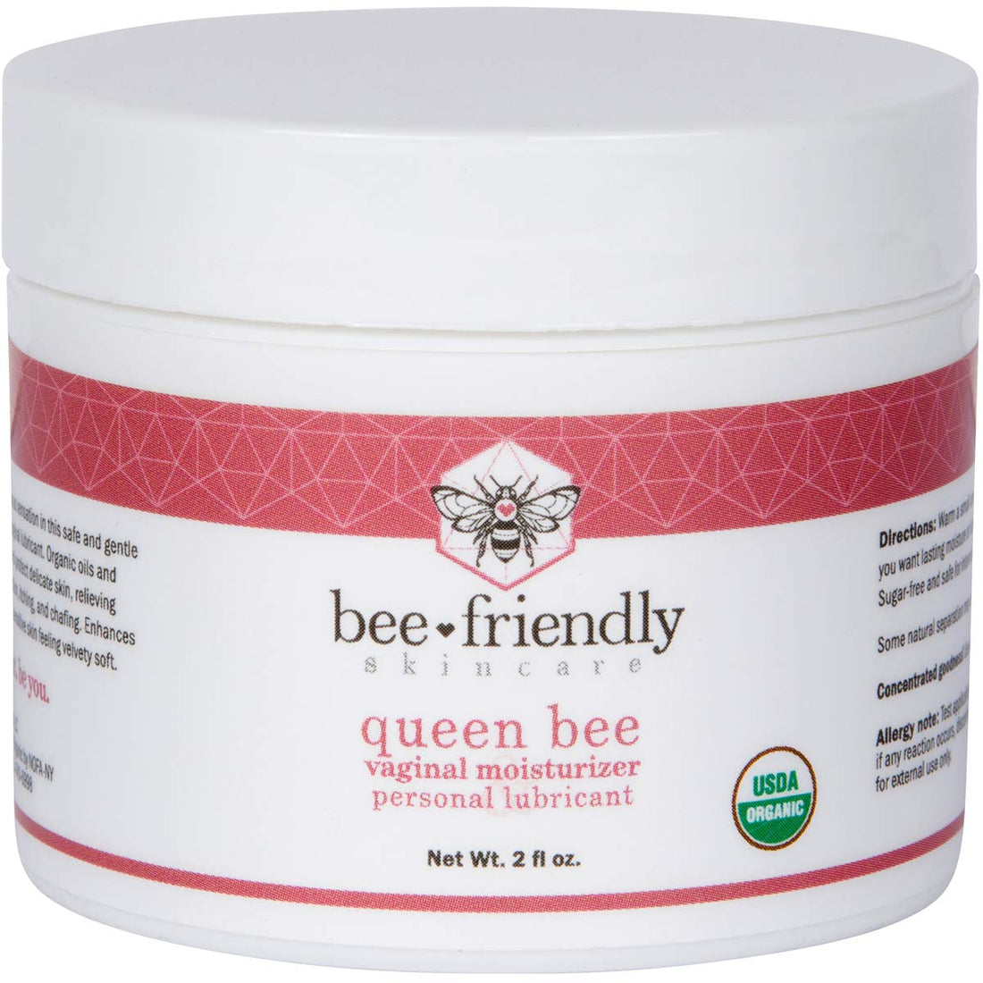 BeeFriendly Organic Vaginal Moisturizer, USDA Certified, Natural Vulva Cream For Dryness BeeFriendly buy supplements canada