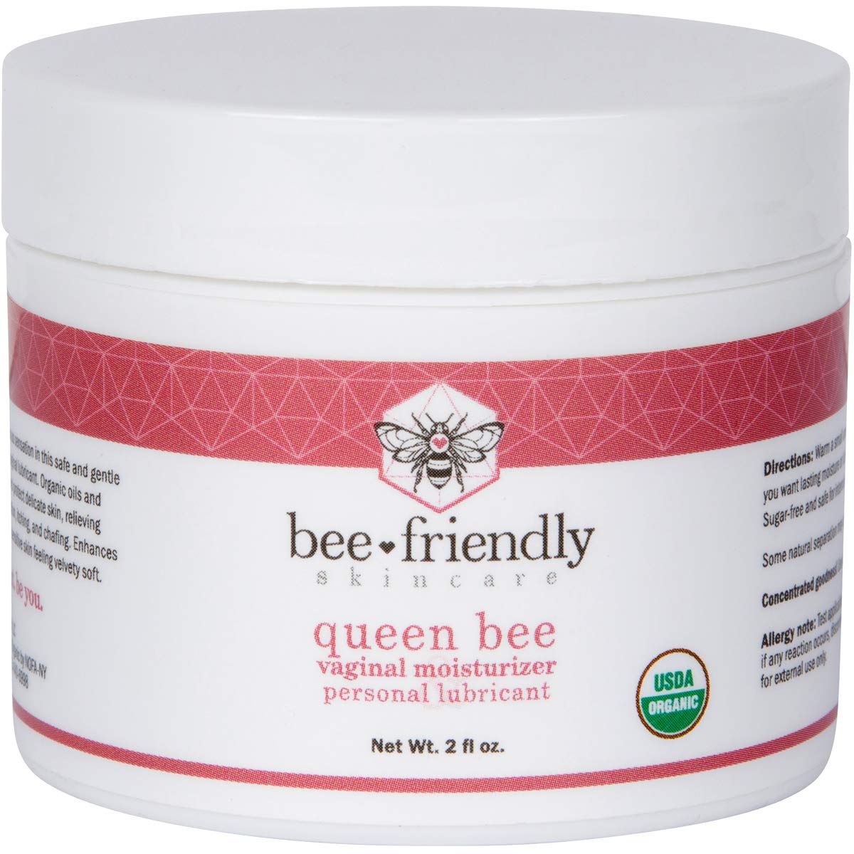 BeeFriendly Organic Vaginal Moisturizer, USDA Certified, Natural Vulva Cream For Dryness BeeFriendly buy supplements canada