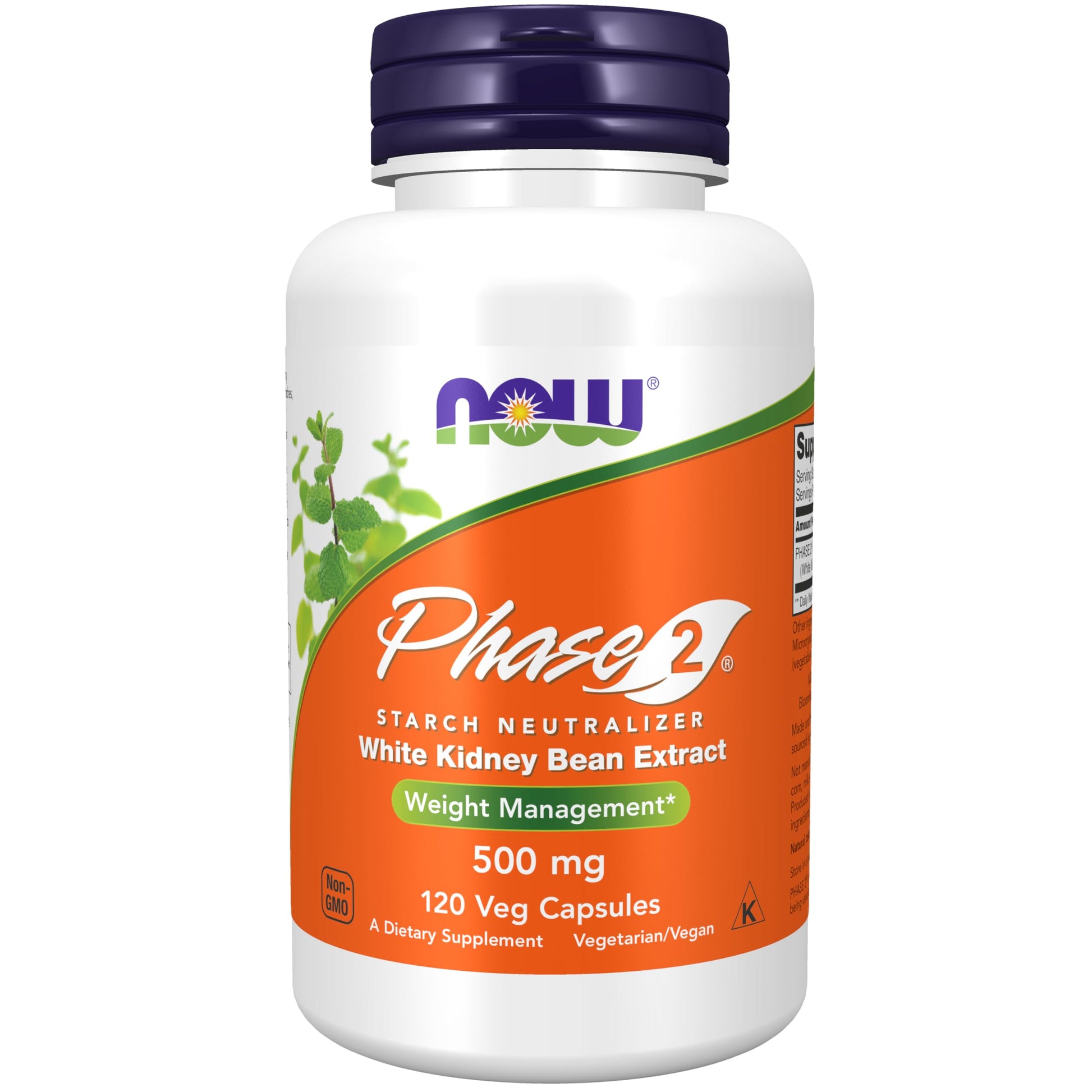 NOW Supplements, Phase 2® (White Kidney Bean Extract) 500 mg, Weight Management NOW buy supplements canada