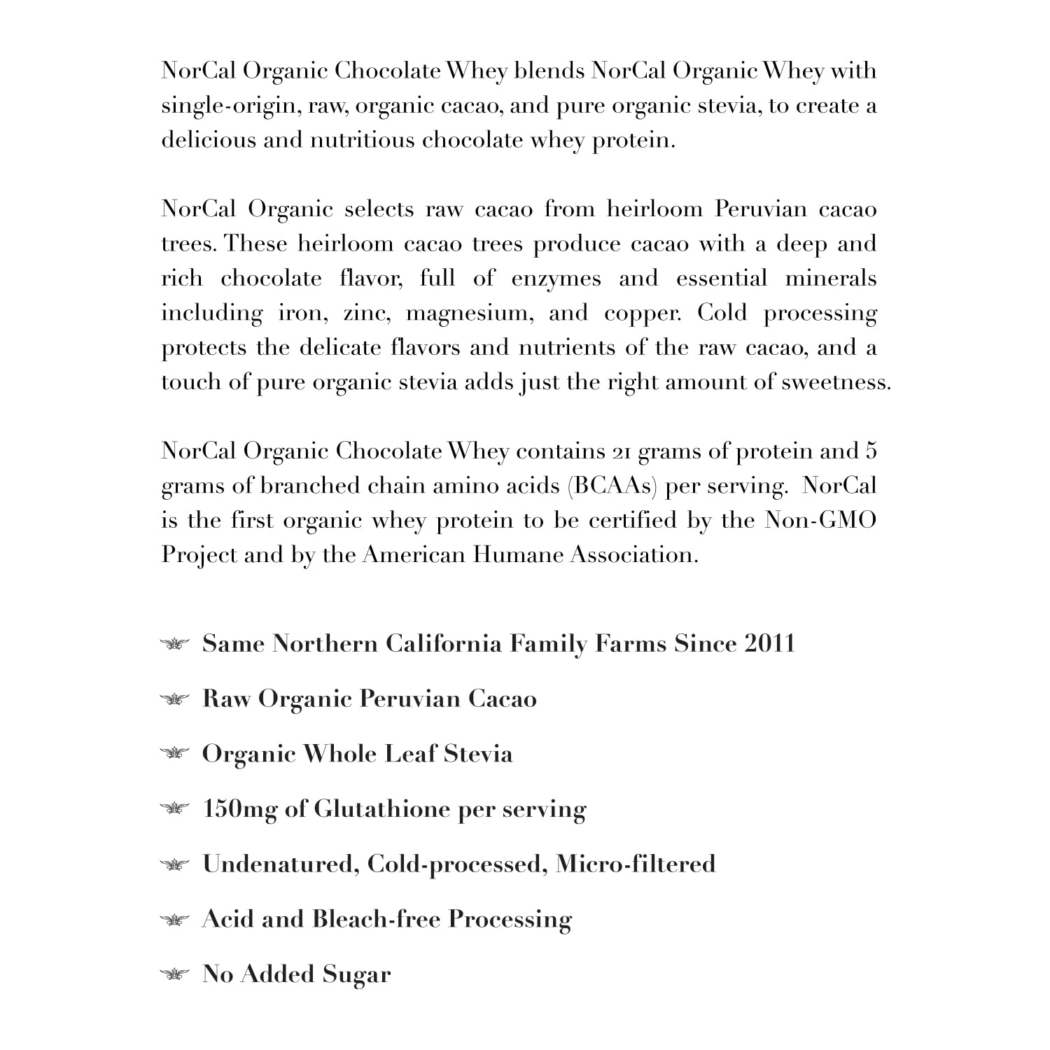 NorCal Organic Chocolate Whey Protein - 2lbs | 100% USA Grass-Fed, USDA Certified NorCal Organic buy supplements canada