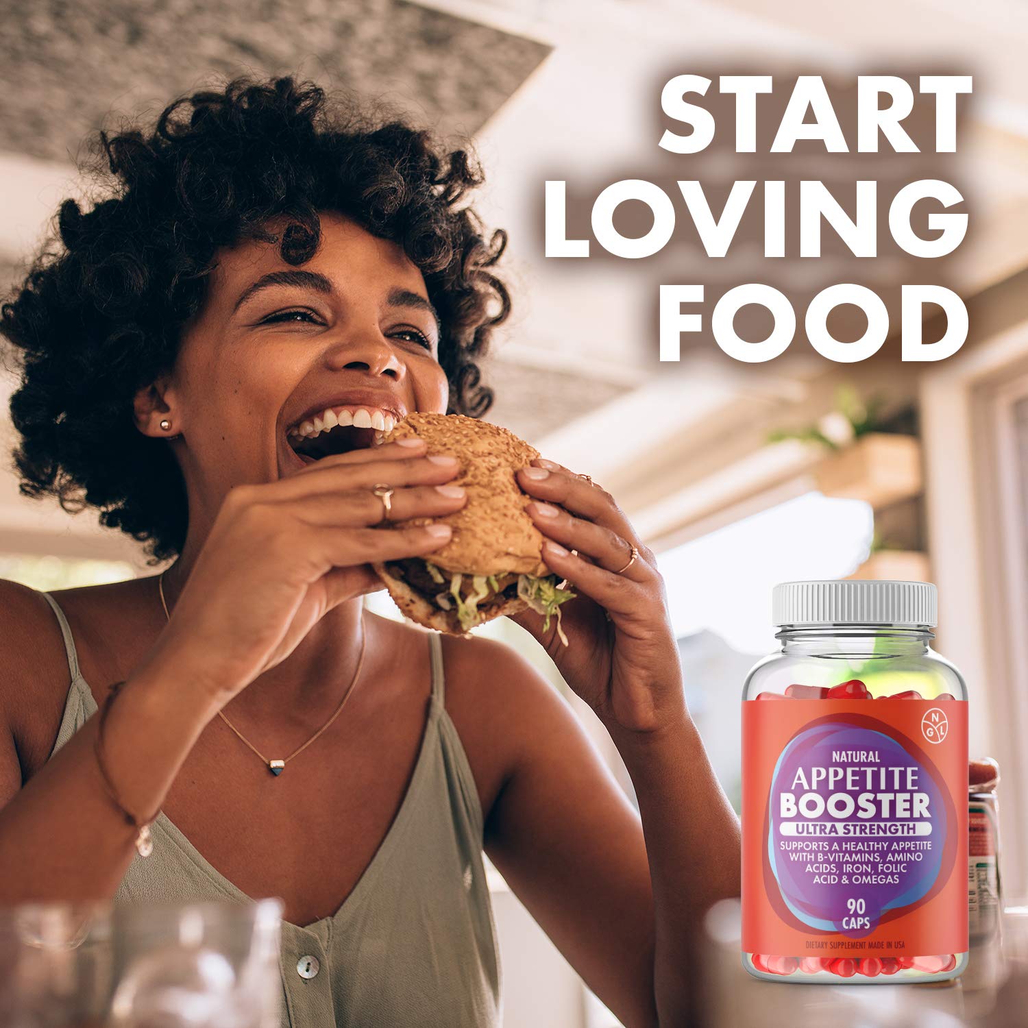 NGL Appetite Booster Pills Extra Strength for Adults Fortified with Lysine, Folic Acid, Iron NGL buy supplements canada