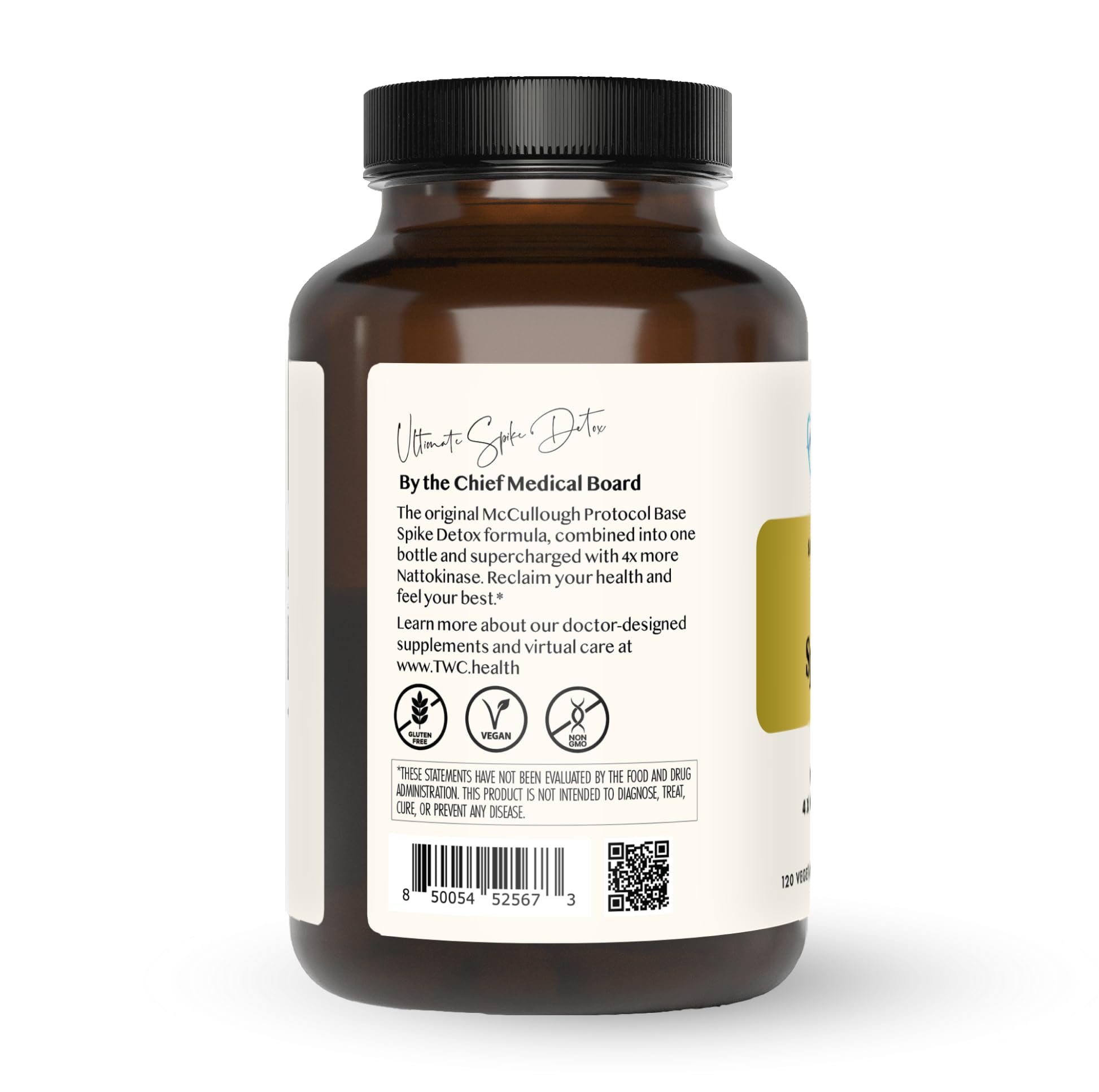 The Wellness Company Ultimate Spike Detox – Dr. McCullough Designed - 3-in-1 Nattokinase, Turmeric, & Bromelain Extra Strength The Wellness Company buy supplements canada