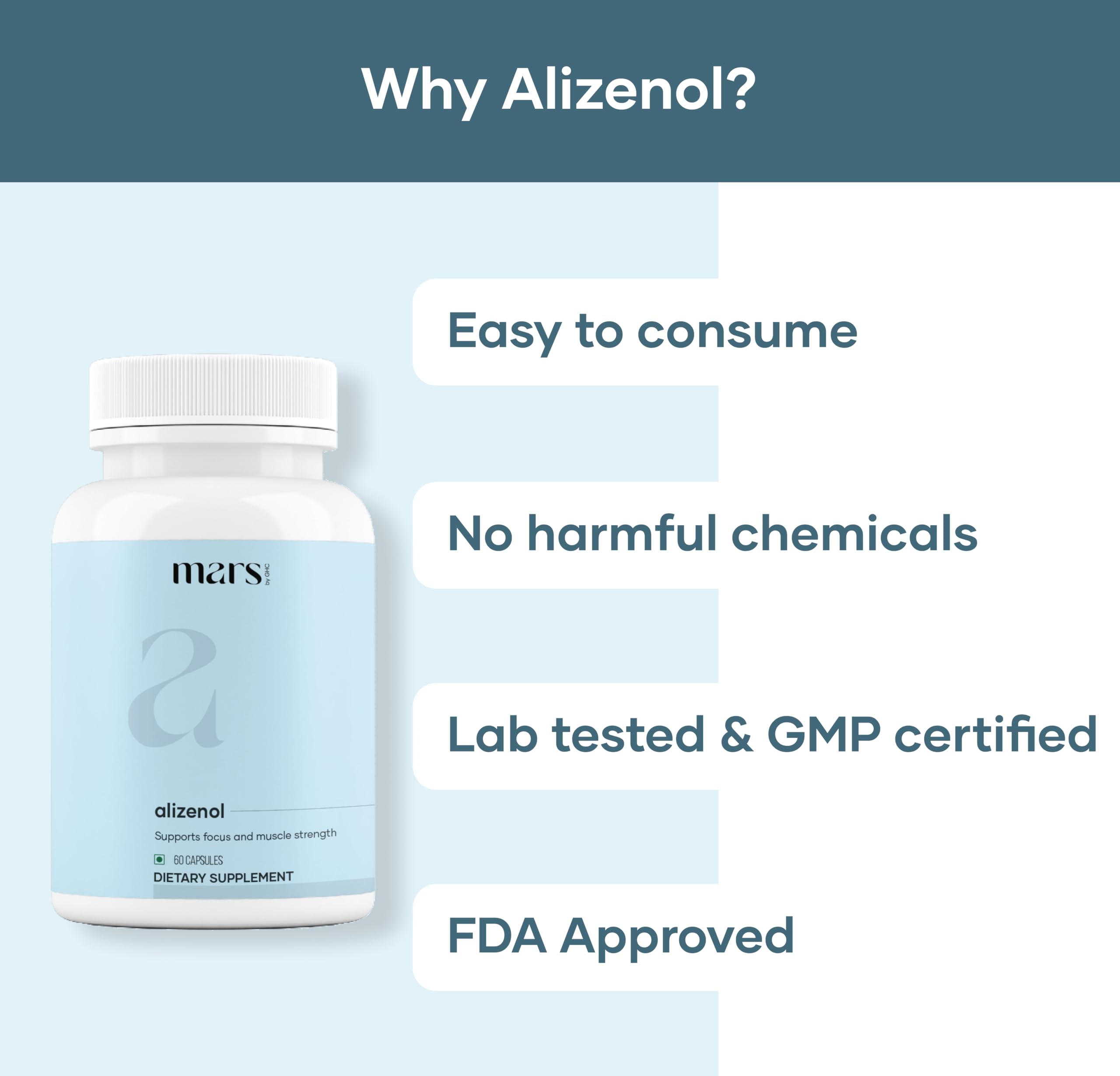 Mars Alizenol Capsules - 60 Capsules | (Pack of 3) mars by GHC buy supplements canada