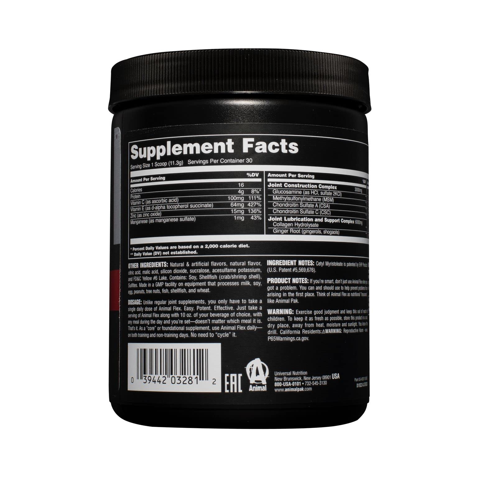 Animal Flex All-in-one Complete Joint Supplement, Turmeric Root Curcumin, Collagen Animal buy supplements canada