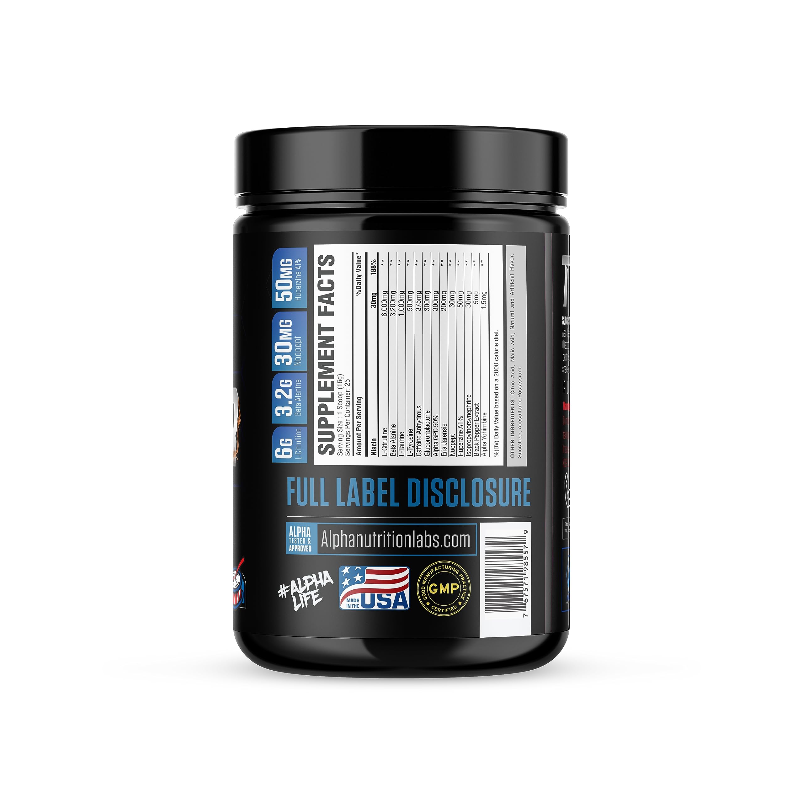 Alpha Nutrition Labs Twister Advanced Pre-Workout Powder (Raspberry Lemonade) Alpha Nutrition Labs buy supplements canada
