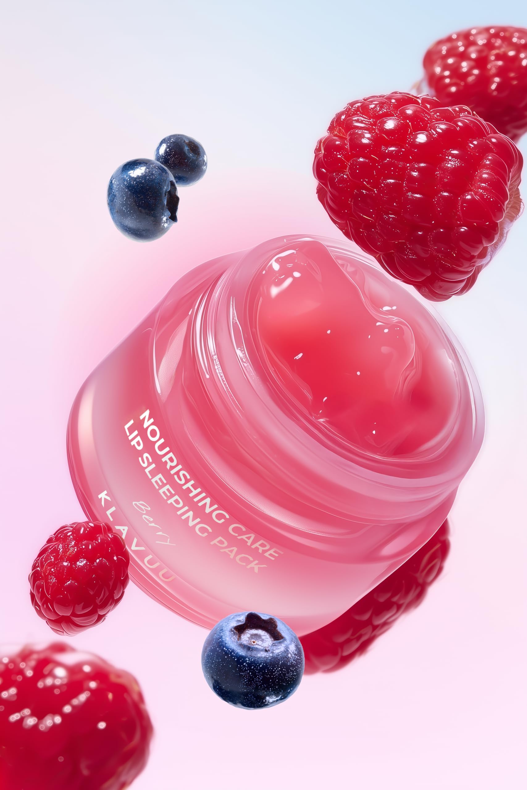 Klavuu Lip Mask Sleeping Pack (0.7oz) – Overnight Deep Hydrating Korean Lip Balm Treatment for Very Dry, Chapped Lips | Lip Lightening & Plumping with Instant Hydration | Gentle Exfoliating (Berry) KLAVUU buy supplements canada