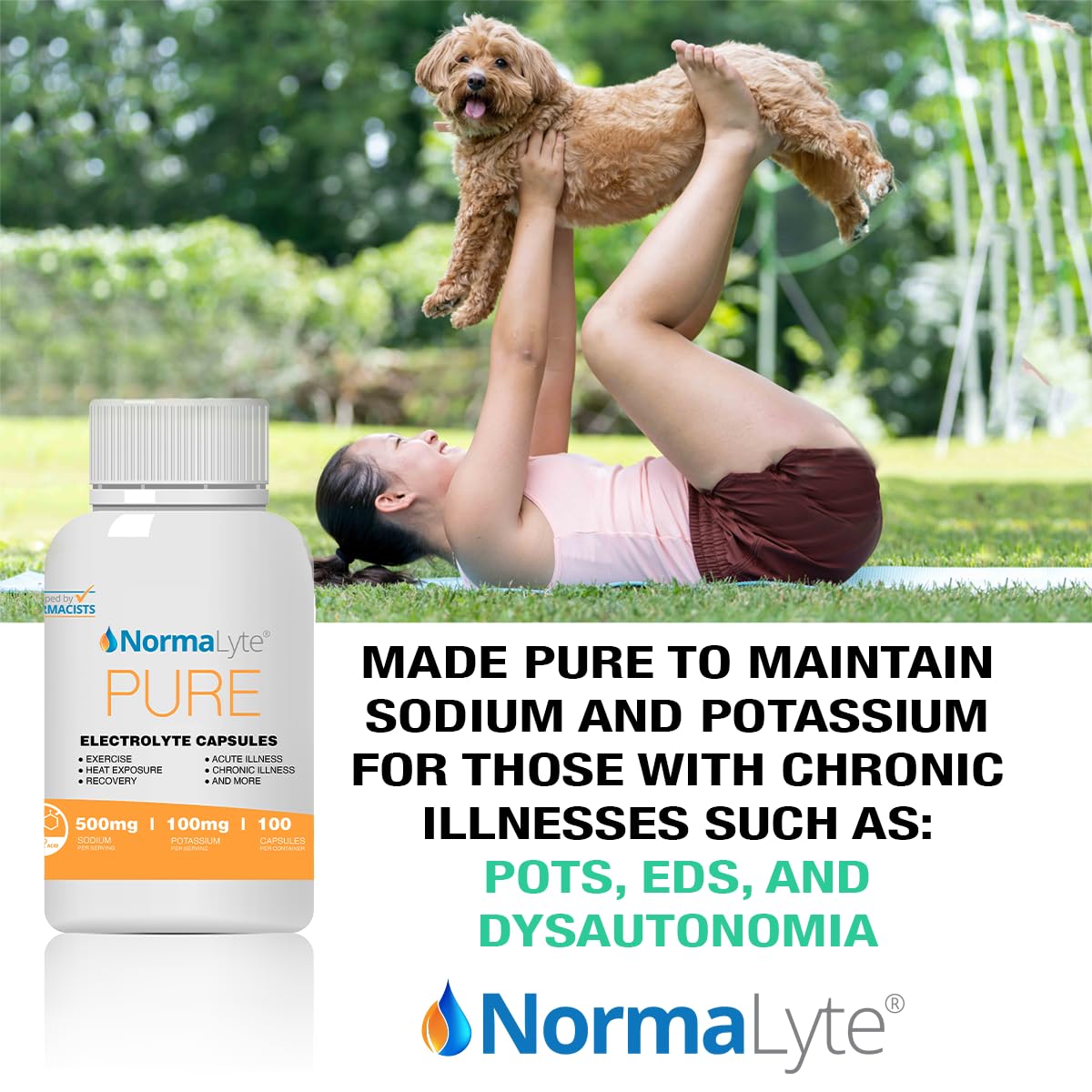 NormaLyte Electrolyte Capsules - Replenish Electrolytes for Peak Performance - Hydration Salt Pills with Essential Minerals for Energy Boost, and Muscle Recovery - 100ct/Bottle NormaLyte buy supplements canada