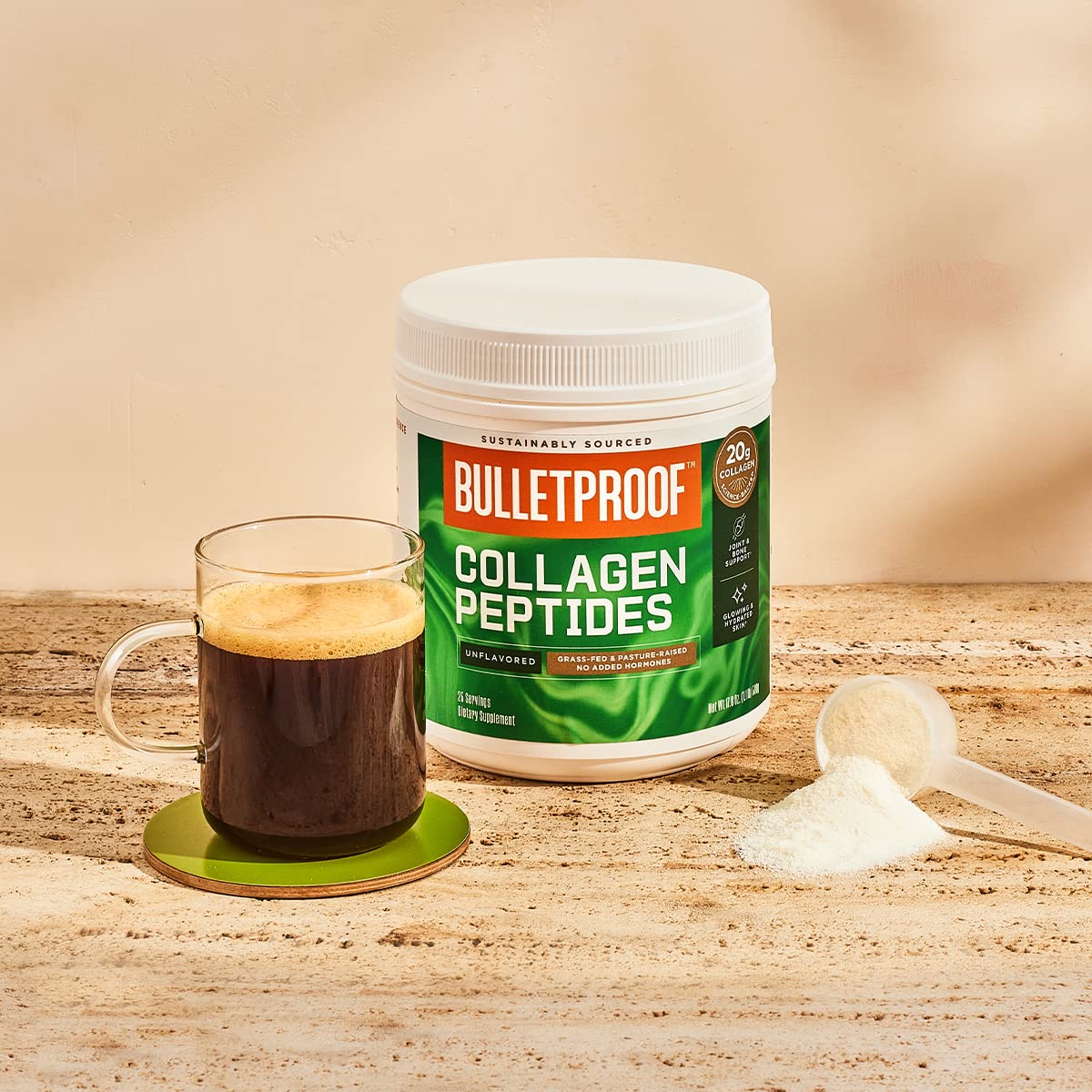Bulletproof Unflavored Collagen Protein Powder, 17.6 Ounces, Grass-Fed Collagen Peptides Bulletproof buy supplements canada