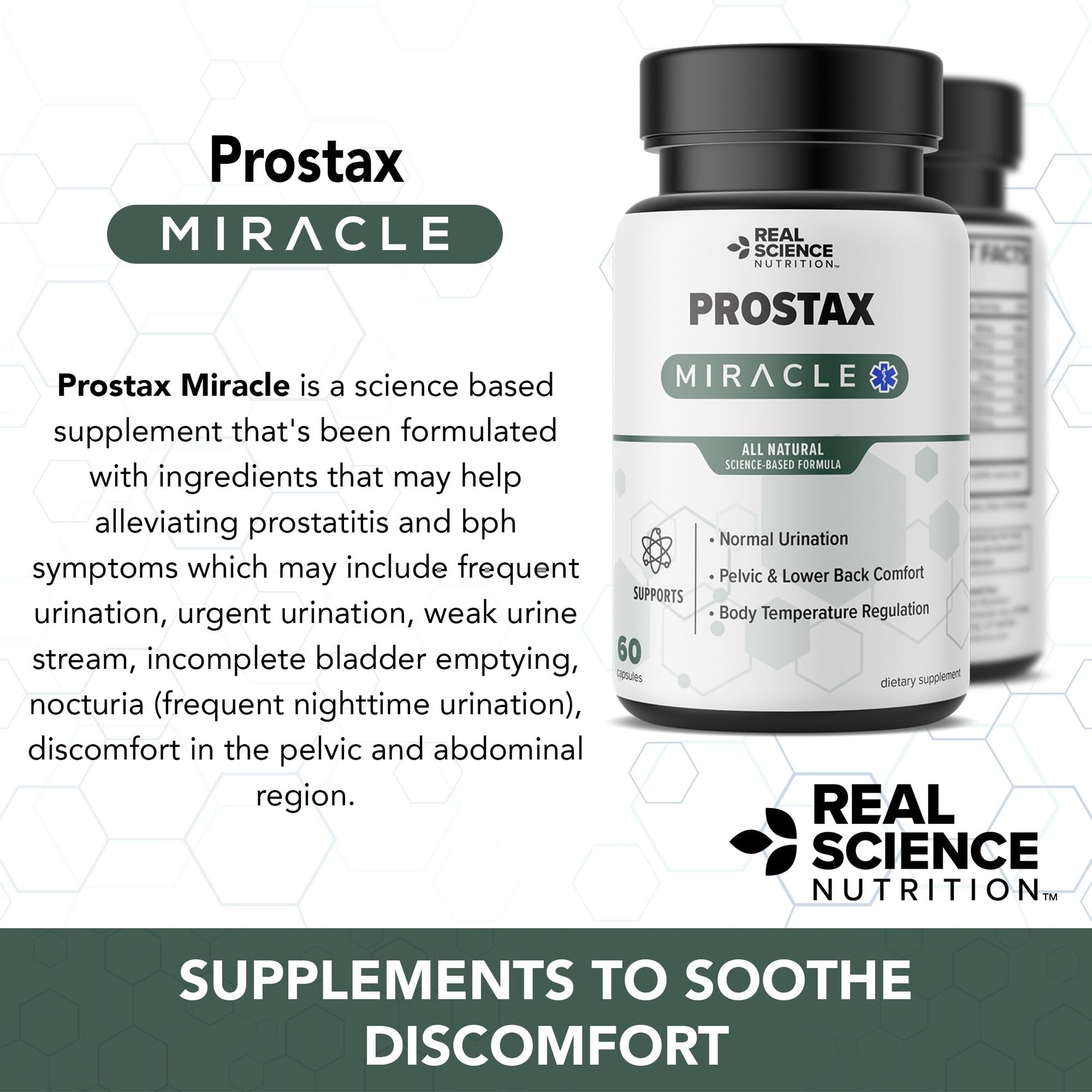 Real Science Nutrition Offers Prostax Miracle: A Natural Supplement for Bladder and Kidney Health, Mens Health Products Real Science Nutrition buy supplements canada