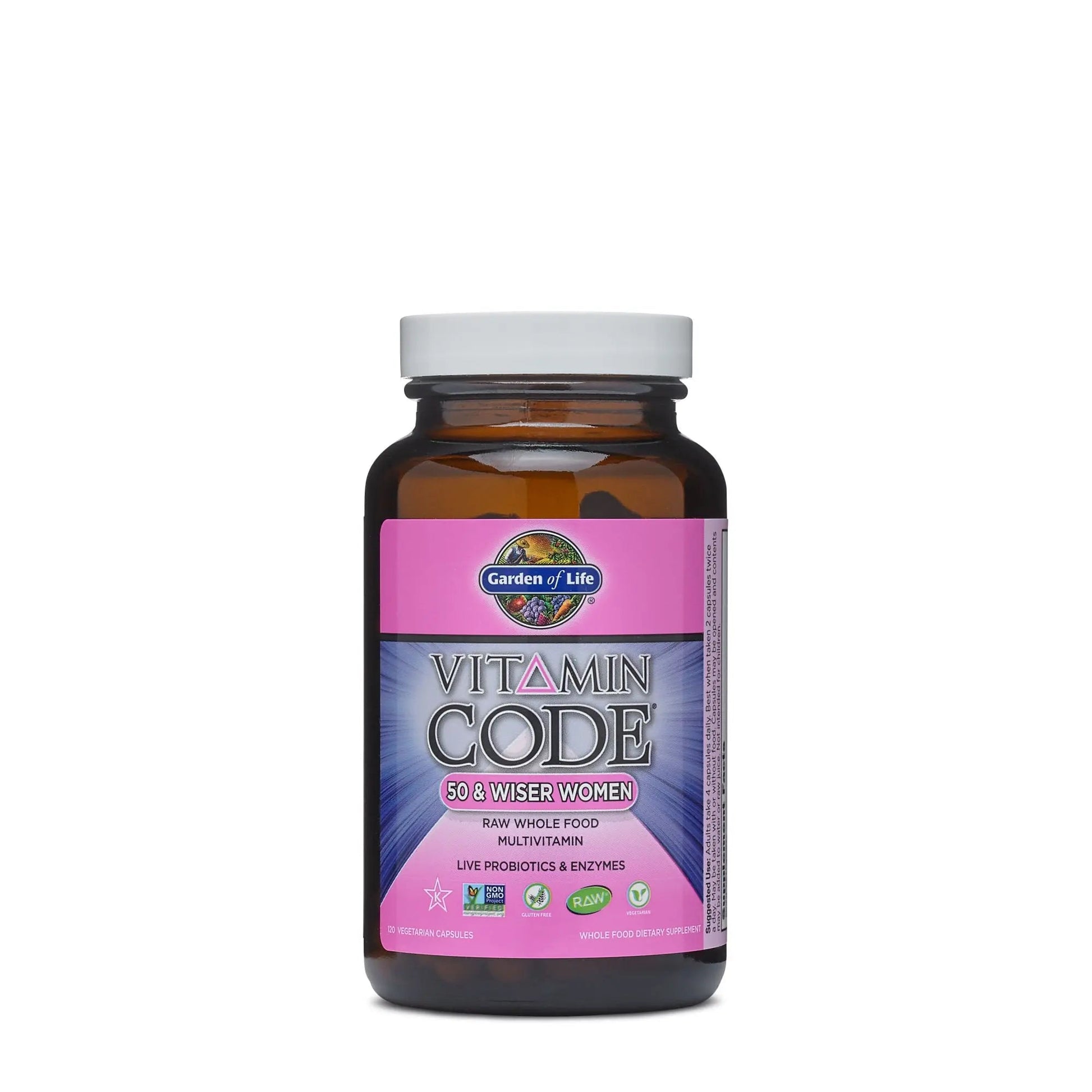 Vitamin Code 50 & Wiser Women Formula 120 VegiCapsules Garden of Life buy supplements canada