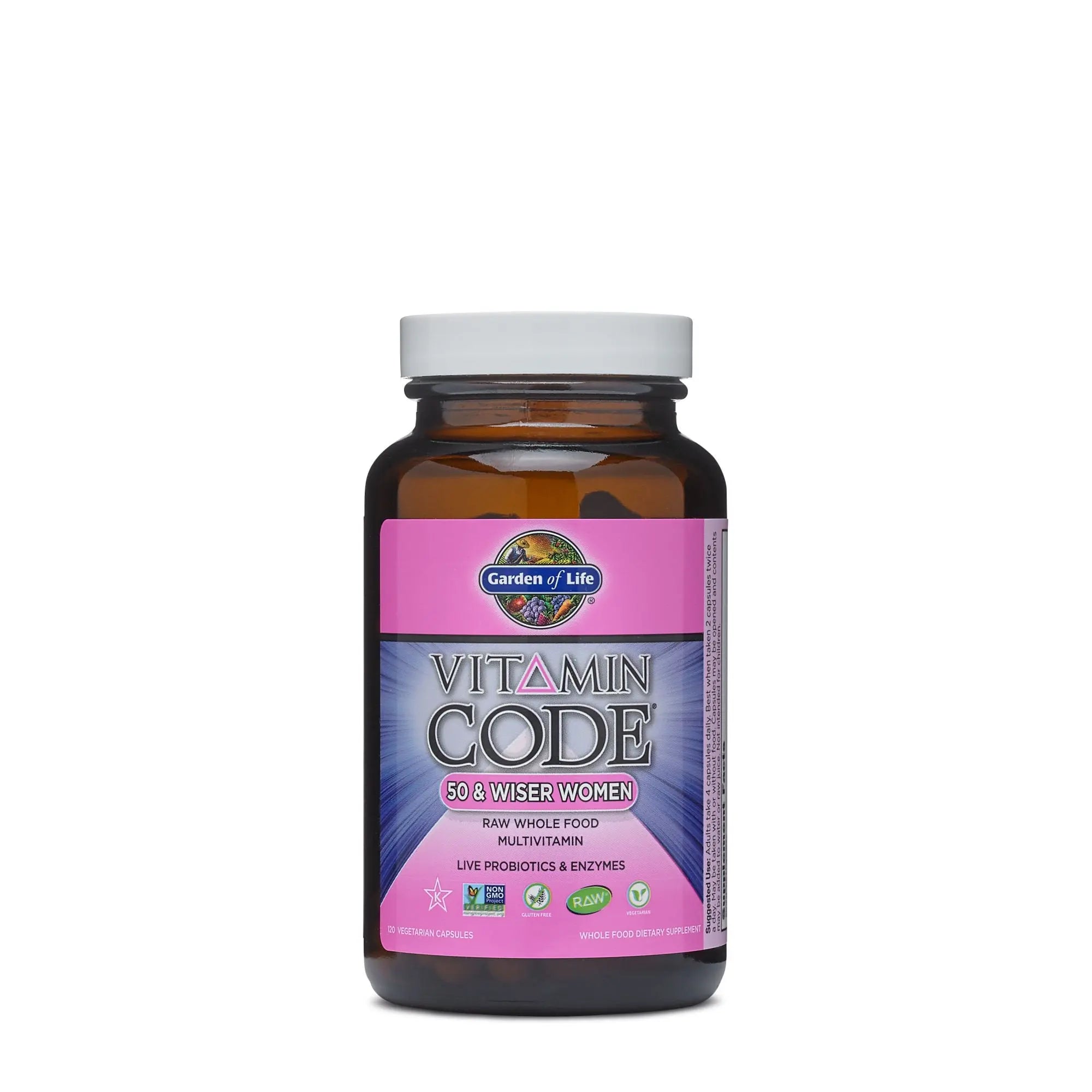 Vitamin Code 50 & Wiser Women Formula 120 VegiCapsules Garden of Life buy supplements canada