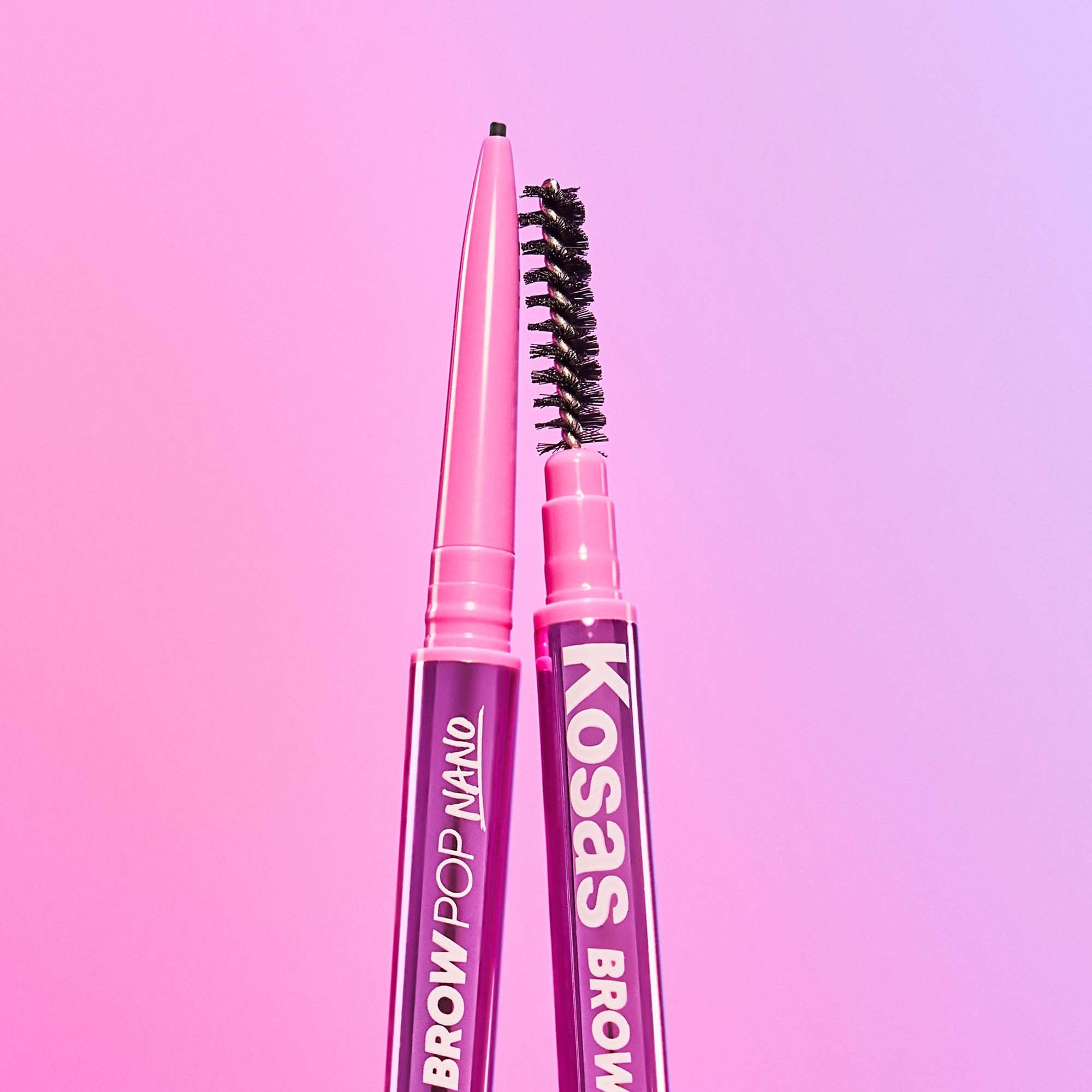 Kosas Brow Pop Nano Eyebrow Pencil – Ultra-Fine 1mm Micro Brow Pencil with Spoolie, Medium Brown Kosas buy supplements canada