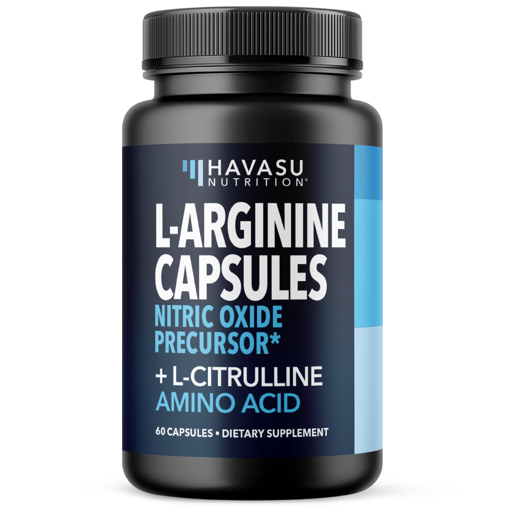 L-Arginine Capsules with L-Citrulline - Nitric Oxide Supplement - L Arginine and L Citrulline Blend - 60 Count - Vegan, Non-GMO Capsules for Performance HAVASU NUTRITION buy supplements canada