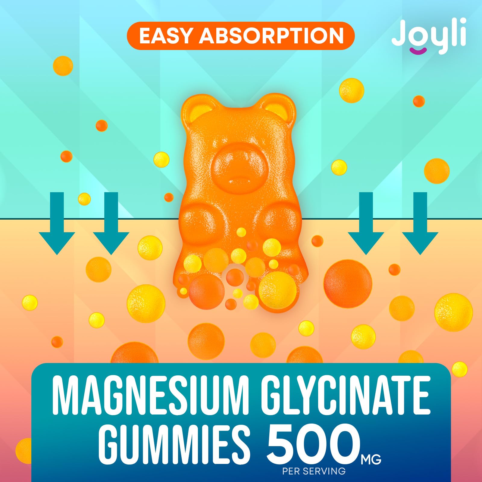 Magnesium Glycinate Gummies for Adults 500mg - Chewable Magnesium Glycinate for Kids Sleep, Glicinato De Magnesio para Mujeres, 60 Count JOYLI Nutrition buy supplements canada