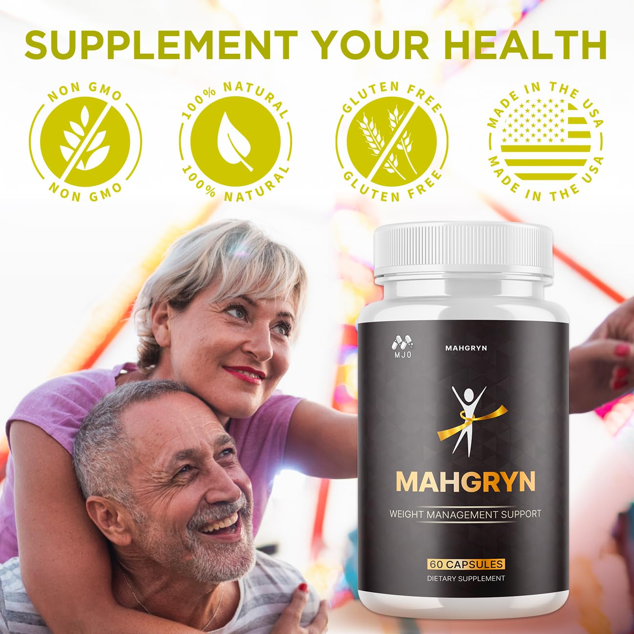 (3 Pack) Mahgryn Capsules, Official Mahgryn Pills with All Natural Ingredients, Advanced Overall Health and Wellness Vitamin Supplement Formula for Maximum Strength Multivitamin Support (180 Capsules) MJO buy supplements canada