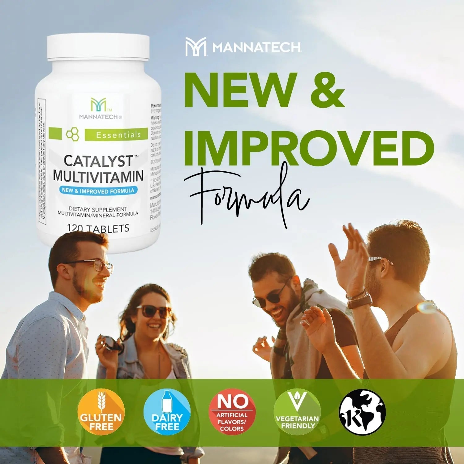 Mannatech Catalyst Multivitamin 120 Tablets, Maximize Your Multivitamin. Provides Antioxidants Vitamin A, Vitamin C, and Vitamin E Mannatech buy supplements canada