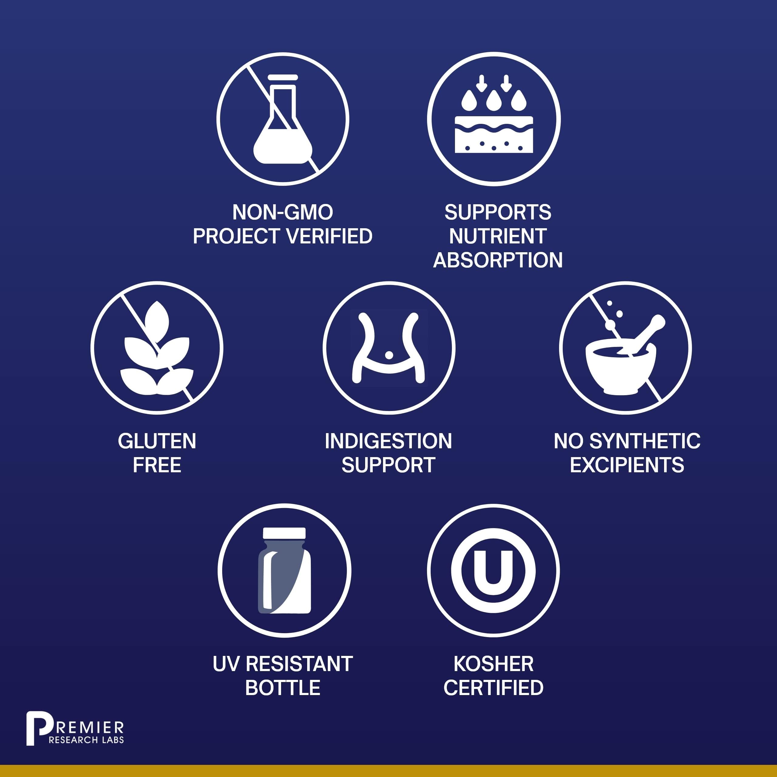 Premier Research Labs Premier HCL - Betaine HCL, Betaine Hydrochloride Supplement for Optimal Digestive Function, Nutrient Absorption, Betaine-HCL for Low Stomach Acid- 90 Vegetarian Capsules Premier Research Labs buy supplements canada