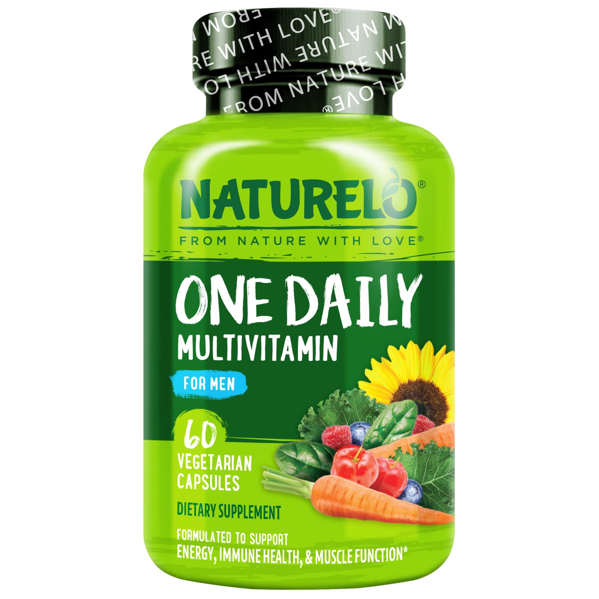 NATURELO Mens Multivitamins - One Daily Multivitamin for Men with Vitamins, Minerals & Organic Whole Foods, Boost Energy & Health, NATURELO buy supplements canada