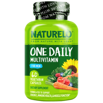 NATURELO Mens Multivitamins - One Daily Multivitamin for Men with Vitamins, Minerals & Organic Whole Foods, Boost Energy & Health, NATURELO buy supplements canada