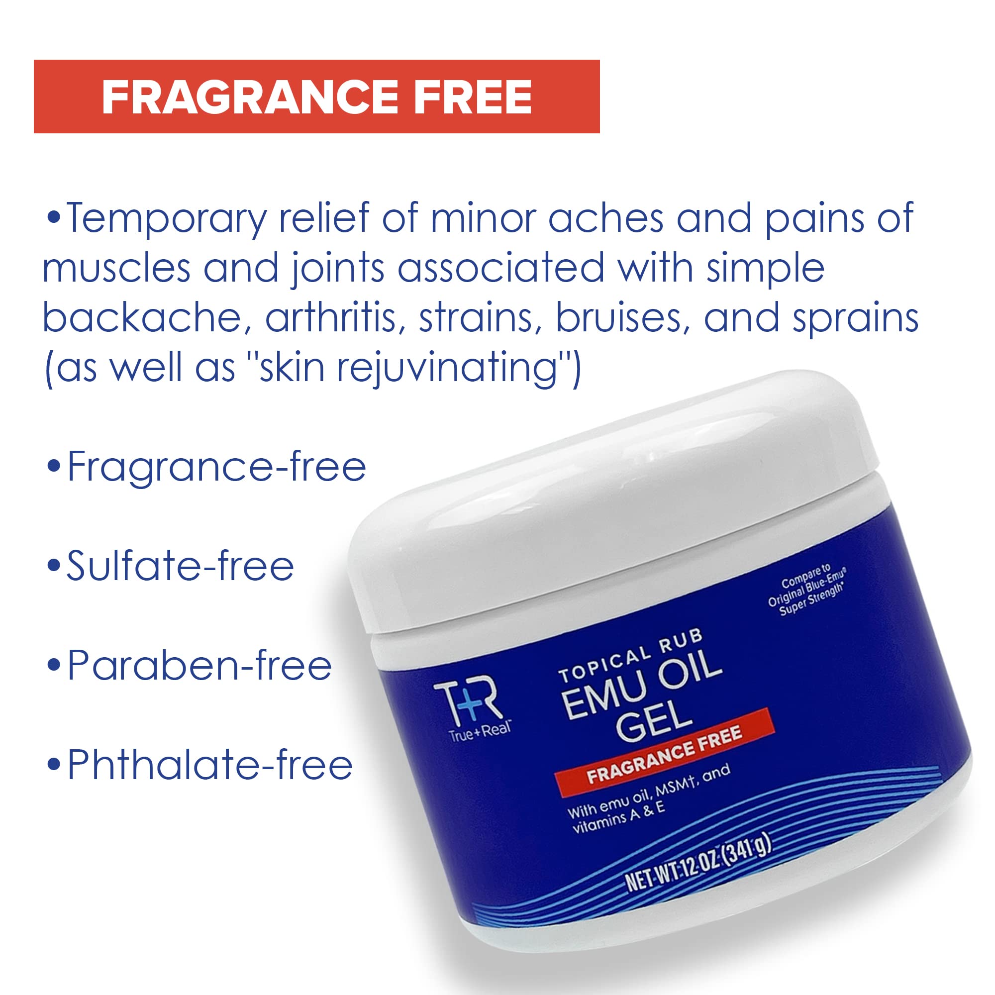 True+Real Emu Oil Gel, 12 oz True+Real buy supplements canada