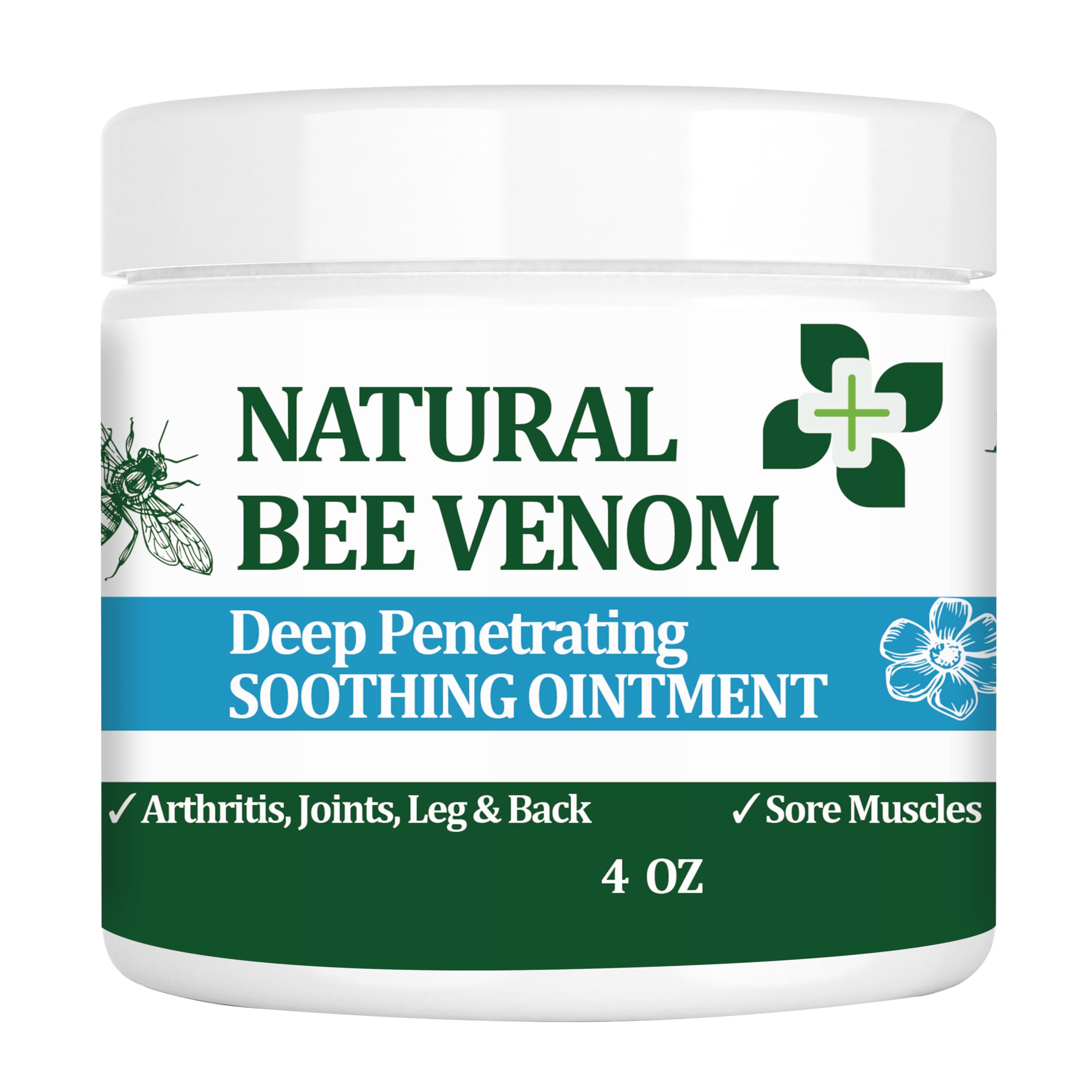 PIBIOOMAP Natural Bee Venom Joint & Muscle & Bone Release Oniment - Homeopathic Remedy - Fast Acting Release for Back, Neck, Hand, Feet, Knee, Muscle, Shoulder, Nerve, Ankle, Foot PIBIOOMAP buy supplements canada