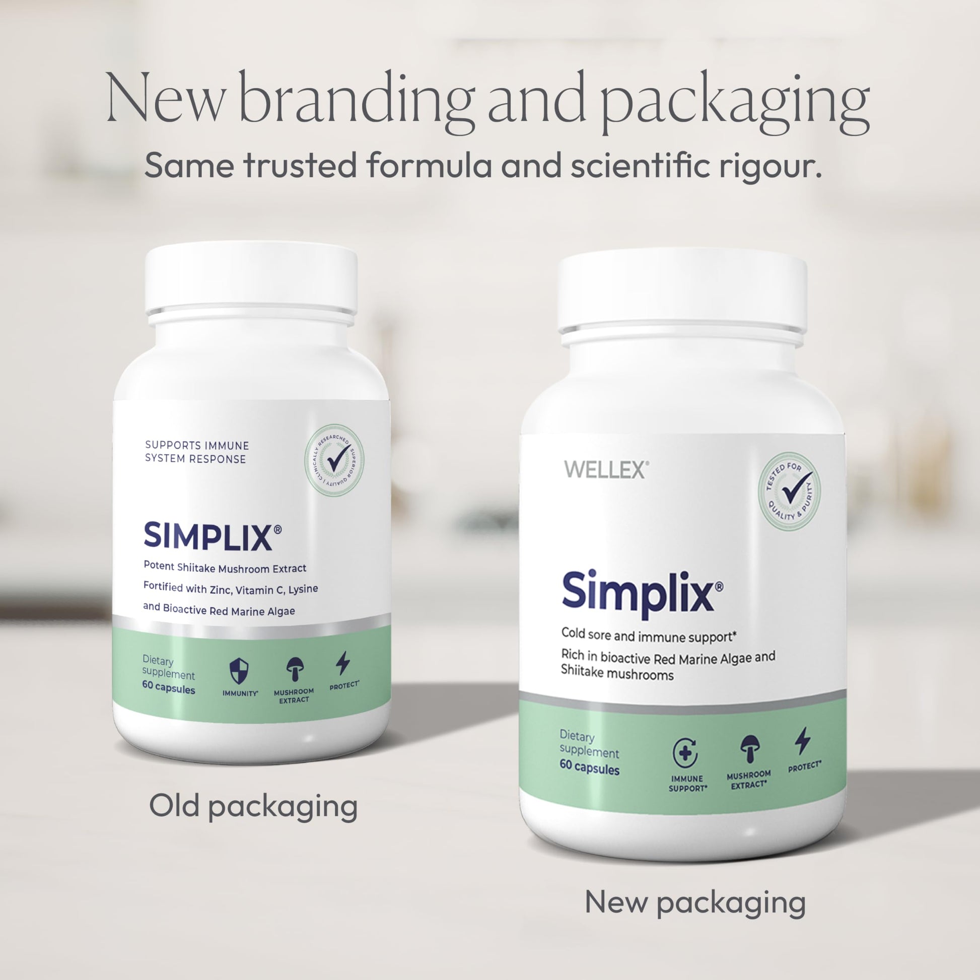 Simplix | Natural Supplement to Strengthen The Immune System | Respond to Outbreaks | Source of Highly Researched Mushroom & Seaweed Polysaccharides 60 Veggie Capsules (1 Pack) Papillex buy supplements canada
