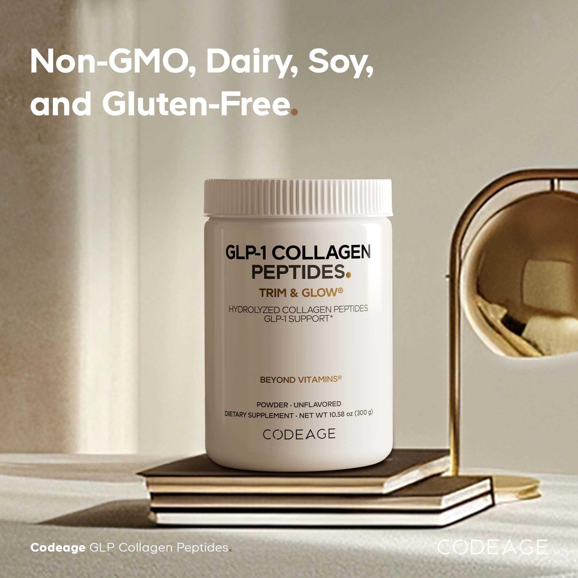 Codeage GLP-1 Collagen Powder Supplement - Nextida GC Collagen Peptides - GLP 1 Support - Hydrolyzed, Grass-Fed, Type I & III, Unflavored - Non-GMO, Gluten-Free, Dairy-Free - 10.58 Oz Codeage buy supplements canada