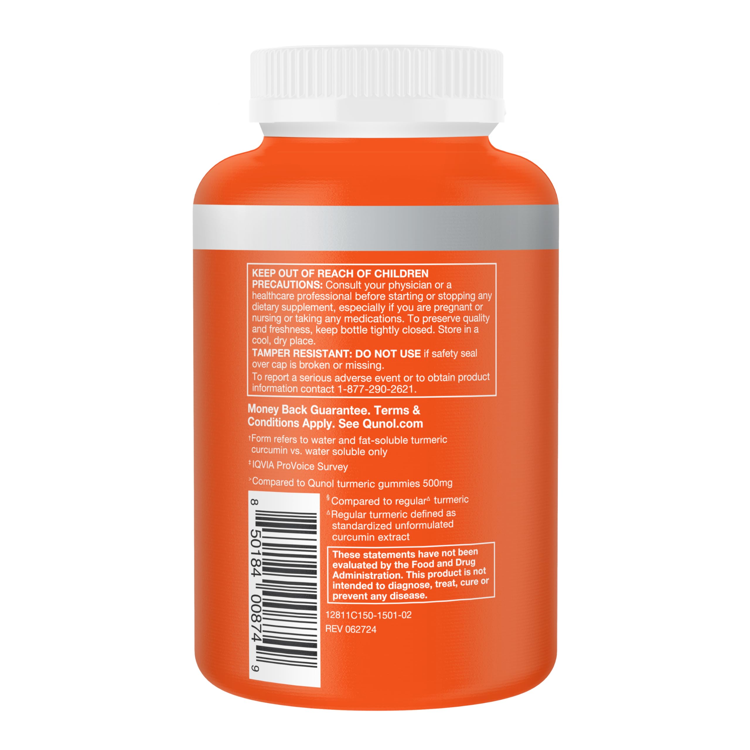 Qunol Turmeric Curcumin Supplement, 1000mg with Ultra High Absorption, for Joint Support, Extra Strength Capsules, 150 Count Qunol buy supplements canada