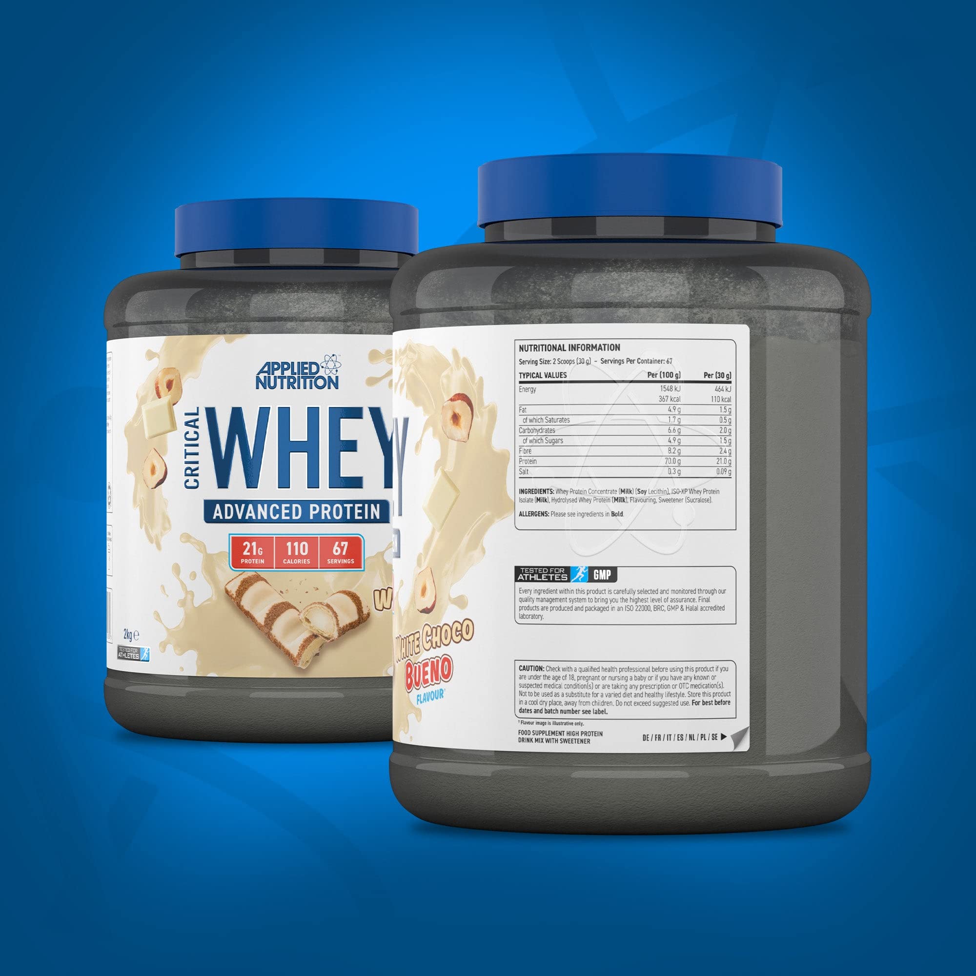 Applied Nutrition Critical Whey Protein Powder 2kg - High Protein Powder, Protein Milkshake Applied Nutrition buy supplements canada
