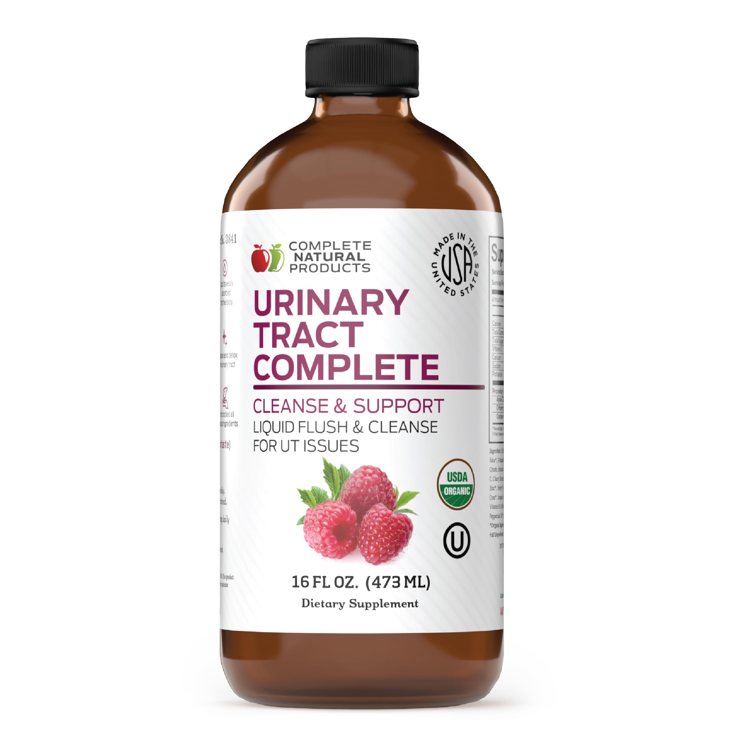 Complete Natural Urinary Tract Complete 8oz - Liquid Supplement for Urinary Tract Health with Organic Cranberry, D-Mannose, Beet Root, Fennel Seed, and Turmeric Complete Natural Products buy supplements canada