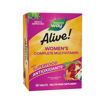 Nature's Way Alive! Daily Complete Multivitamin for Women, Supports Energy Metabolism, Hair, Skin & Nails*, B-Vitamins Nature's Way buy supplements canada