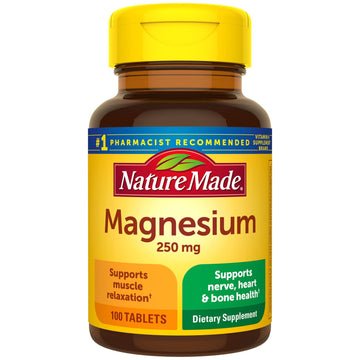 Nature Made Magnesium Oxide 250 mg, Dietary Supplement for Muscle, Heart Nature Made buy supplements canada