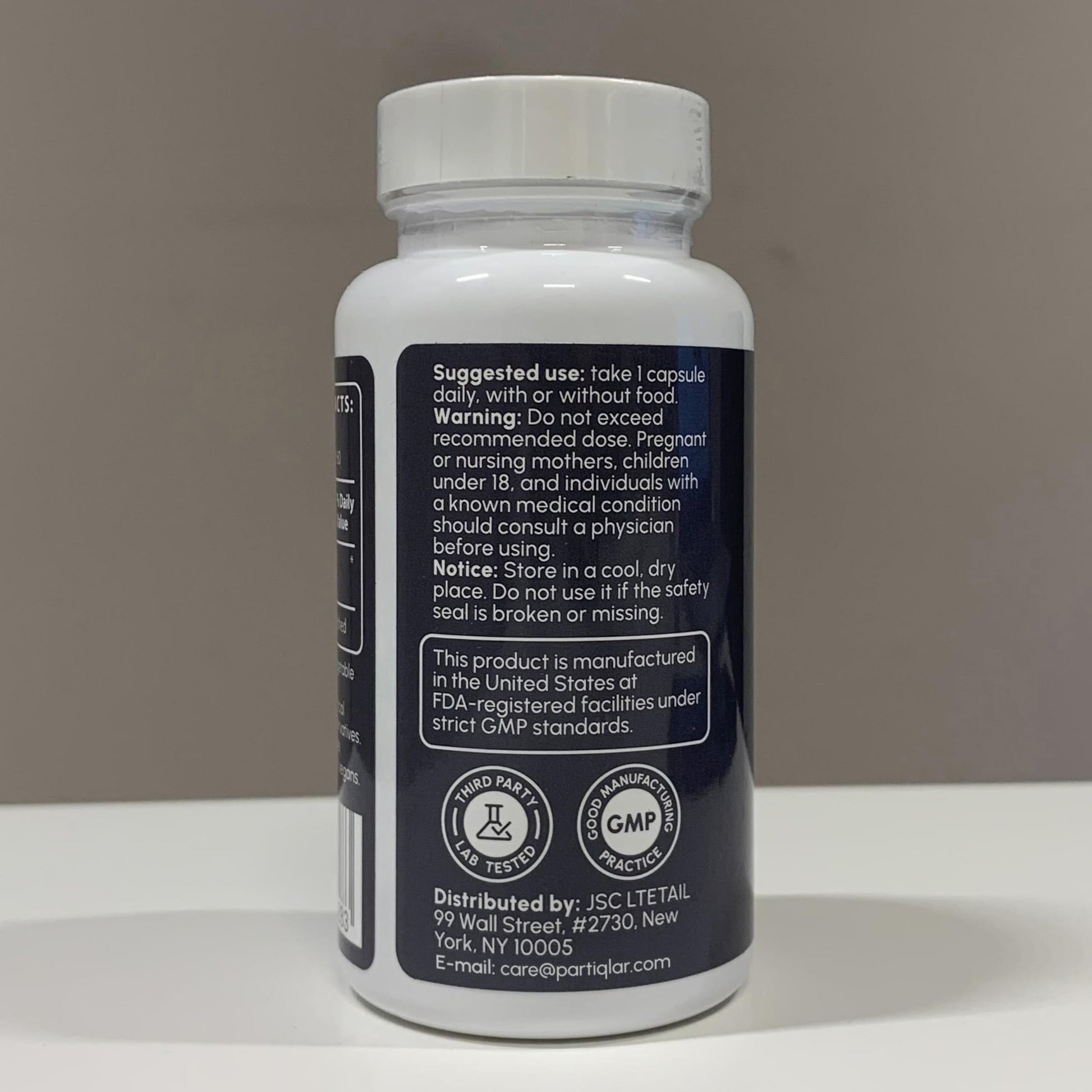 partiQlar Nicotinamide Riboside (NR) 500mg – NR Supplement for Cellular Health, Anti-Aging, Energy & Metabolism Support – 2-Month Supply (60 Capsules) partiQlar buy supplements canada