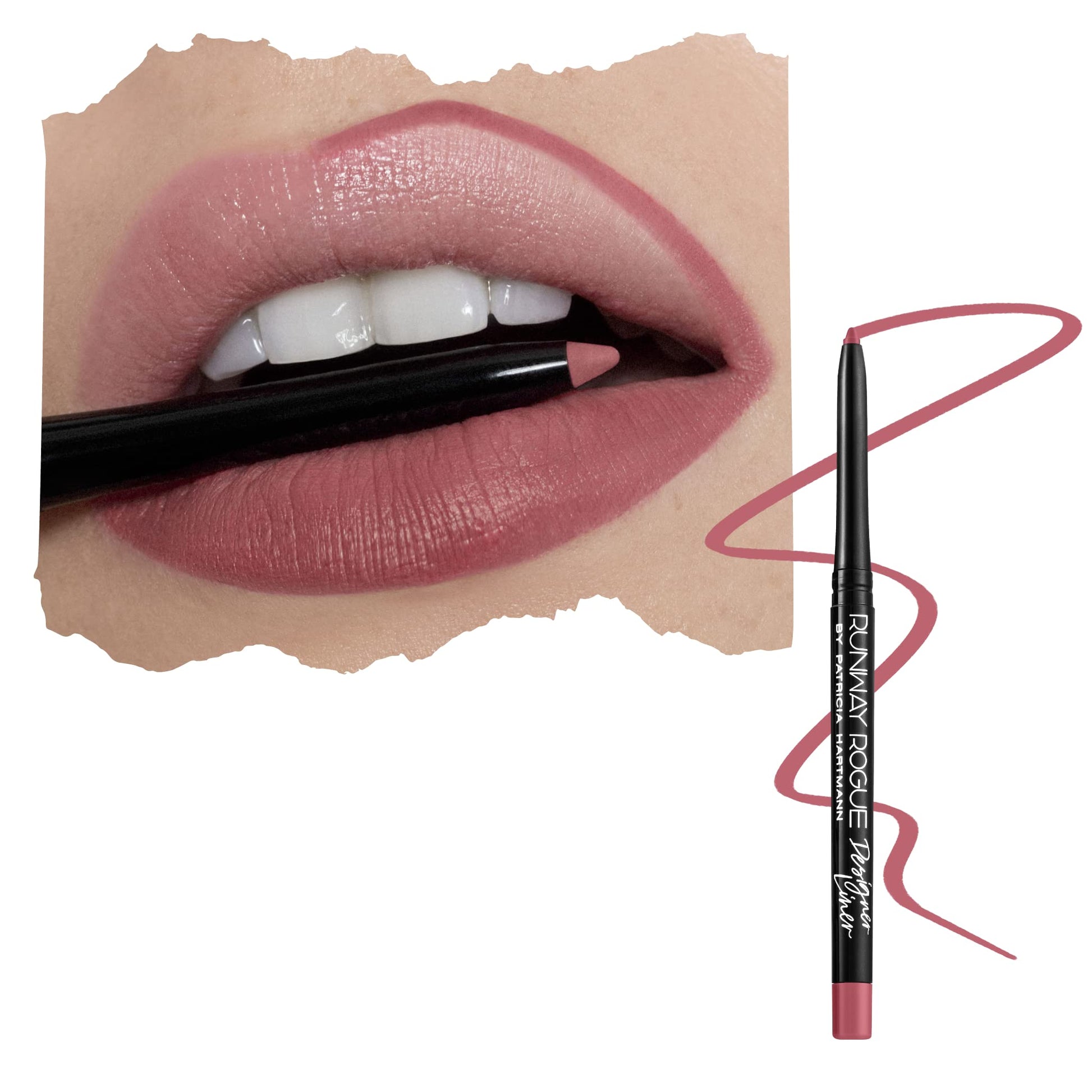 Runway Rogue Designer Liner Lip Pencil, Matte Cool Berry-Rose Lip Liner Pencil and Lip Liner Sharpener, ‘Camera Ready’ Runway Rogue buy supplements canada