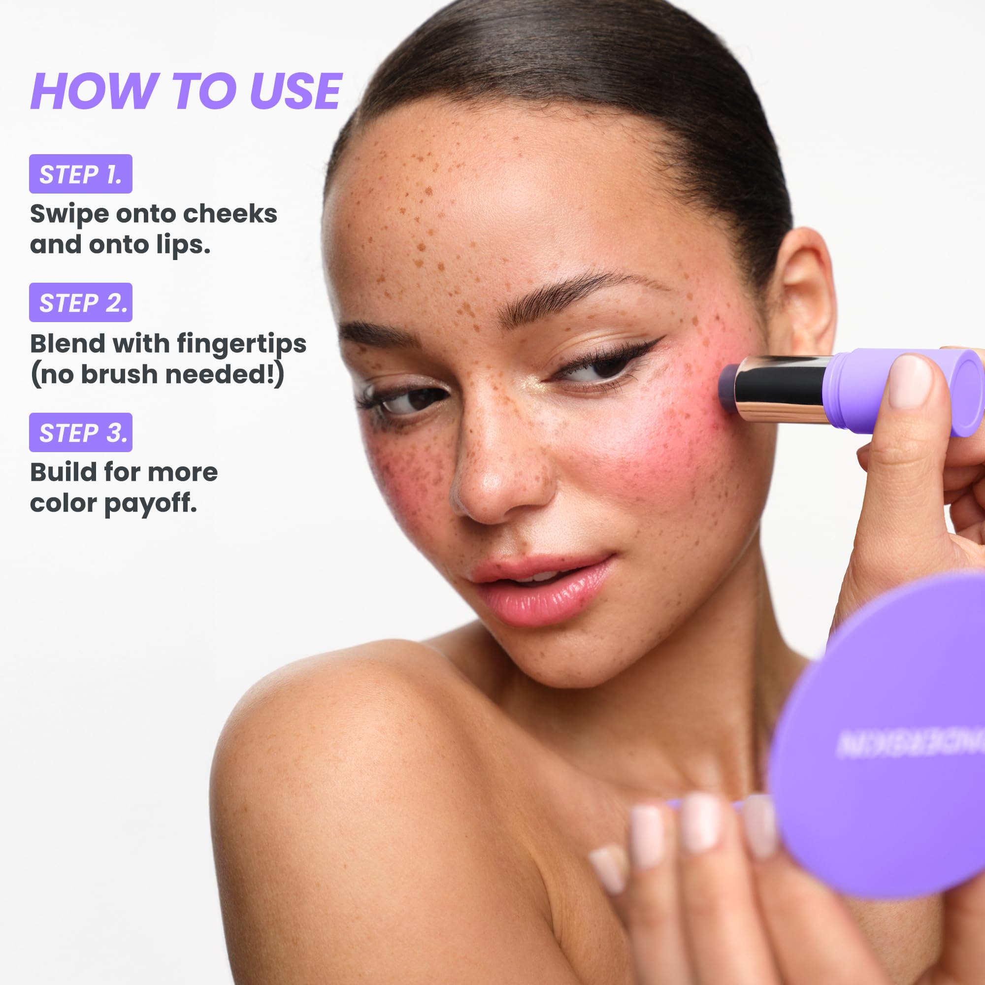 Wonderskin Cream Blush Stick pH-Activated - pHlush Stick Multi-Use, Blush for Cheeks and Lips, Cooling Nourishing Color-Adjusting Makeup Wonderskin buy supplements canada