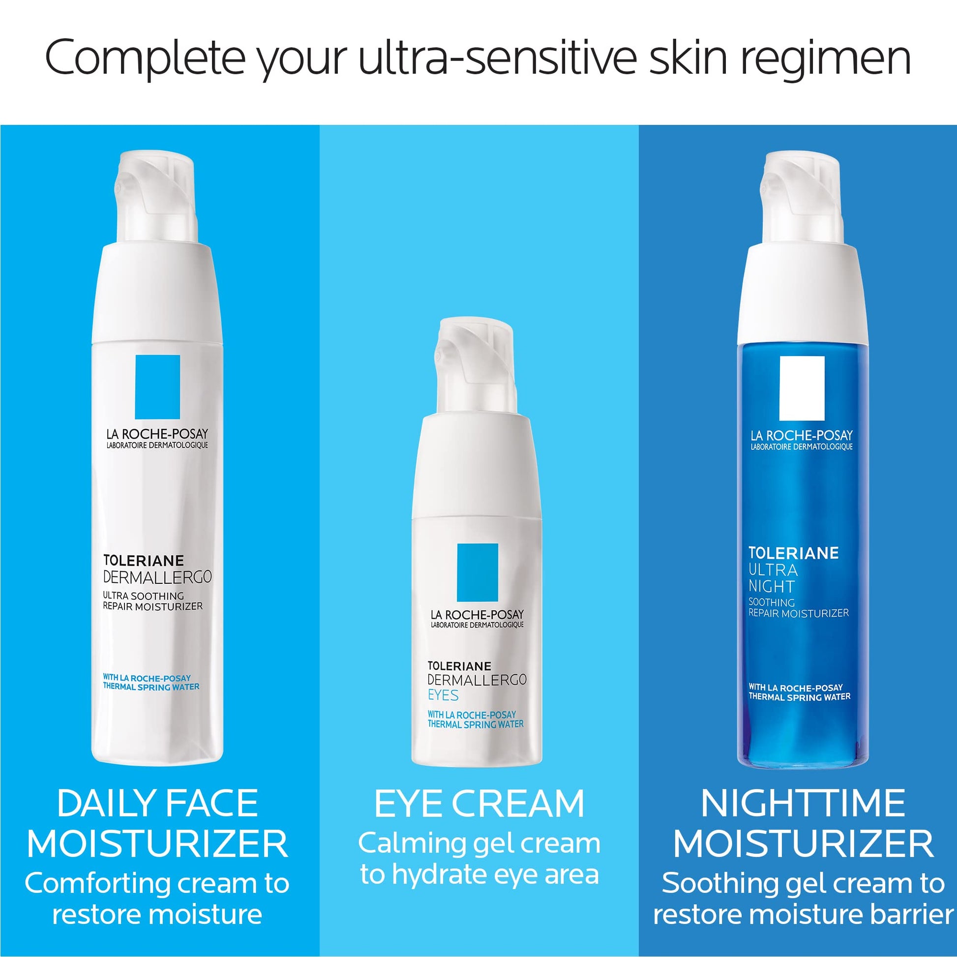 La Roche-Posay Toleriane Dermallergo Ultra Soothing Repair Face Moisturizer for Sensitive Skin, Gentle Moisturizing Face La Roche-Posay buy supplements canada