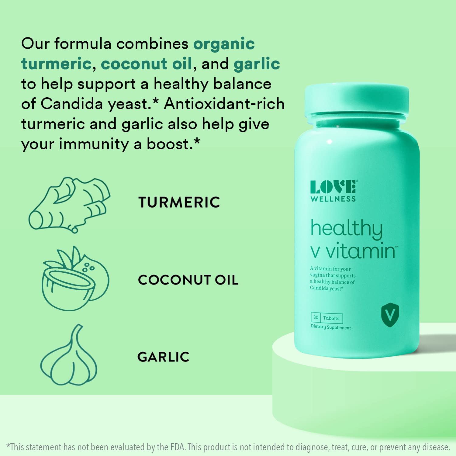 Love Wellness Women's Vaginal Health Supplement, Healthy V Vitamin | Maintains pH Balance, Gut Health Love Wellness buy supplements canada