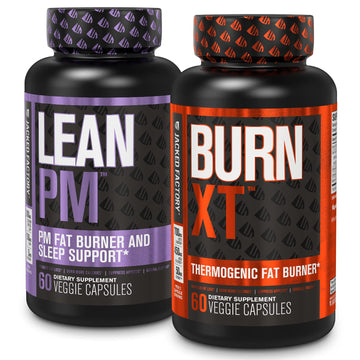 Jacked Factory Burn XT Thermogenic Fat Burner & Lean PM Nighttime Jacked Factory buy supplements canada
