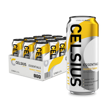 CELSIUS ESSENTIALS, Sparkling Mango Tango, Performance Energy Drink 16 Fl Oz CELSIUS buy supplements canada