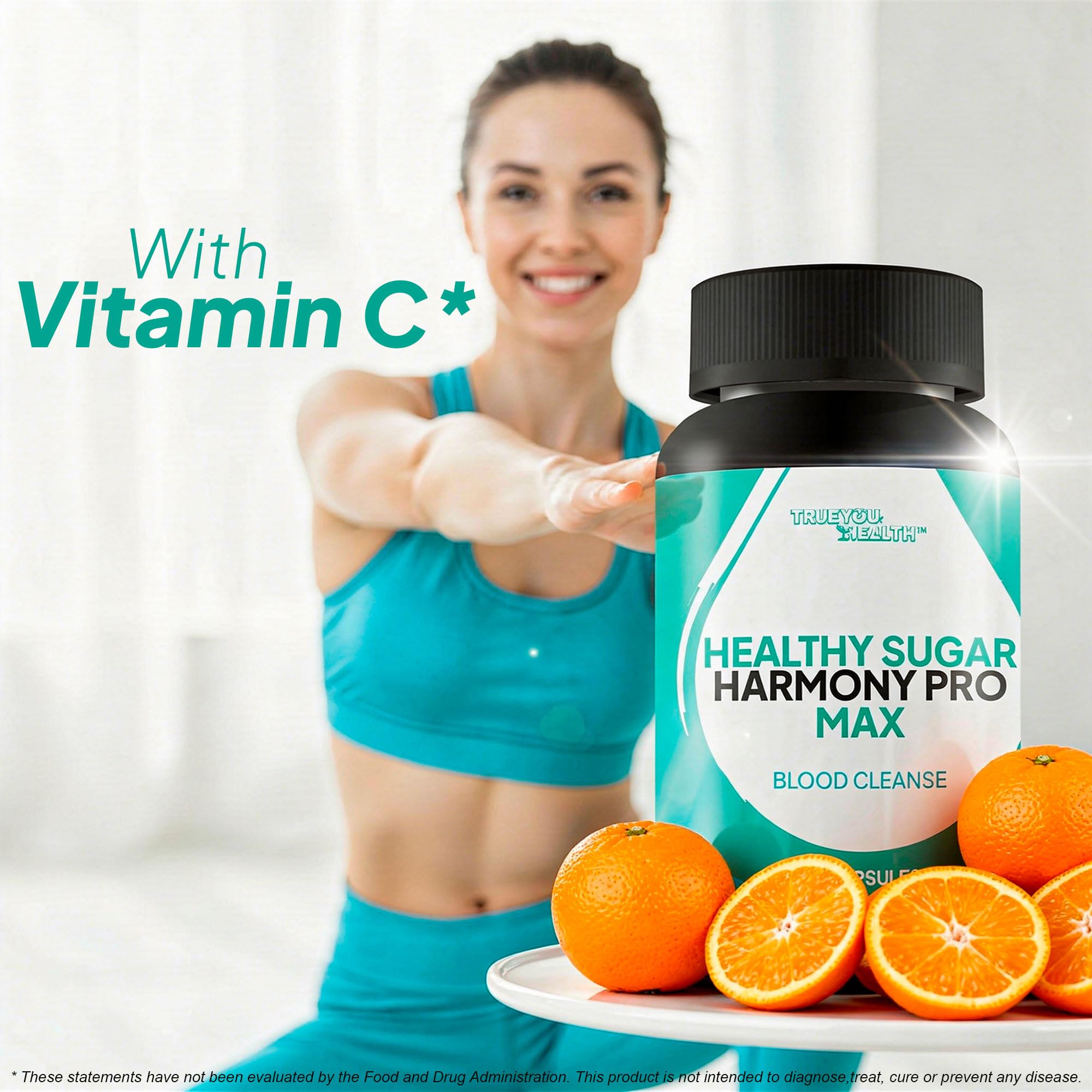 Healthy Sugar Harmony Pro Max - Our Best Blood Cleansing Formula - Support Healthy Sugar Balance & Immune Health with This Premium Blood Support Supplement - Bloodflow & Cardiovascular Support True You Health buy supplements canada