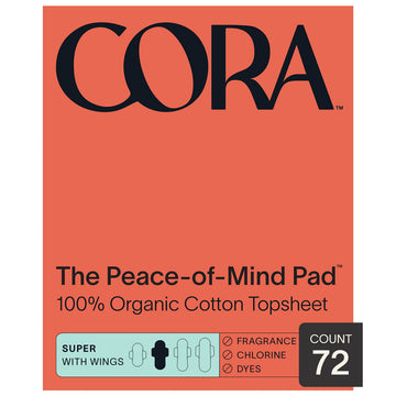 Cora Organic Pads | Ultra Thin Period Pads with Wings | Super Absorbency | Ultra-Absorbent Sanitary Pads Cora buy supplements canada