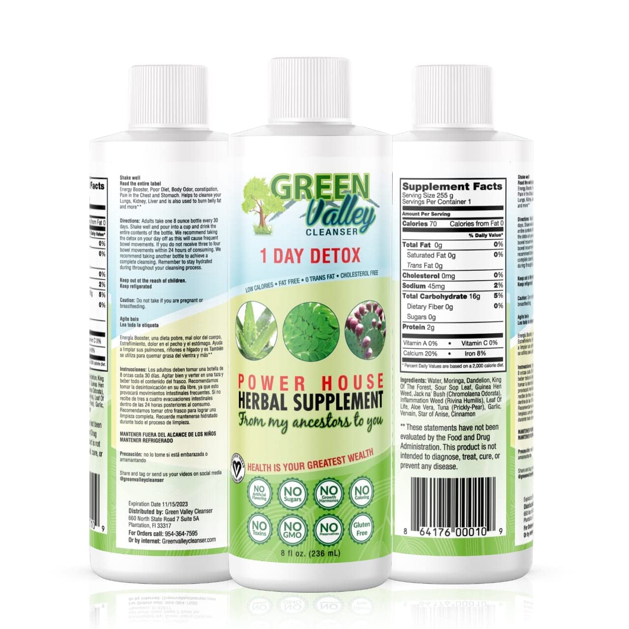 1 Day Colon Liquid Cleanse Formula and Liver Detox - Vegan Friendly, Helps Healthy Digestion Green Valley Cleanser buy supplements canada
