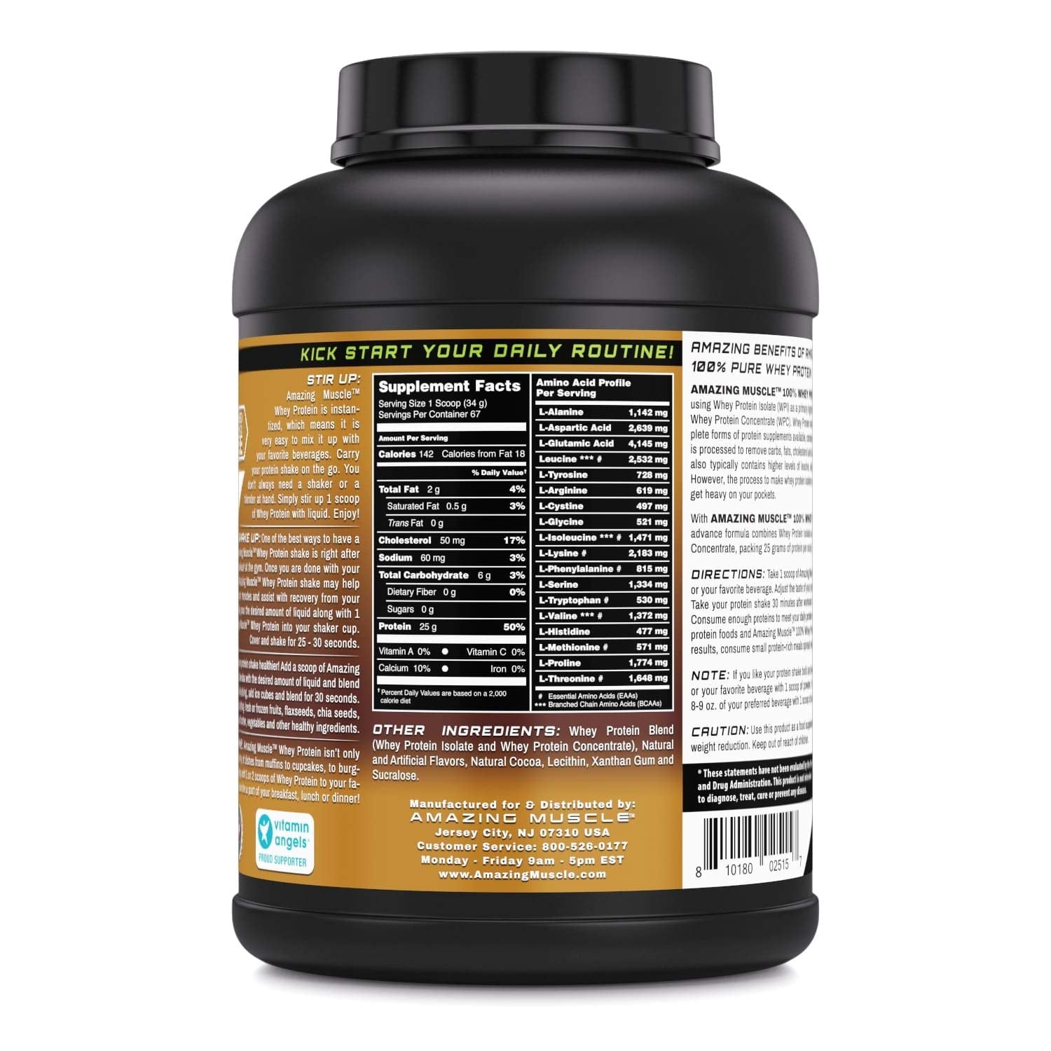 Amazing Muscle 100% Whey Protein Powder *Advanced Formula with Whey Protein Amazing Nutrition buy supplements canada