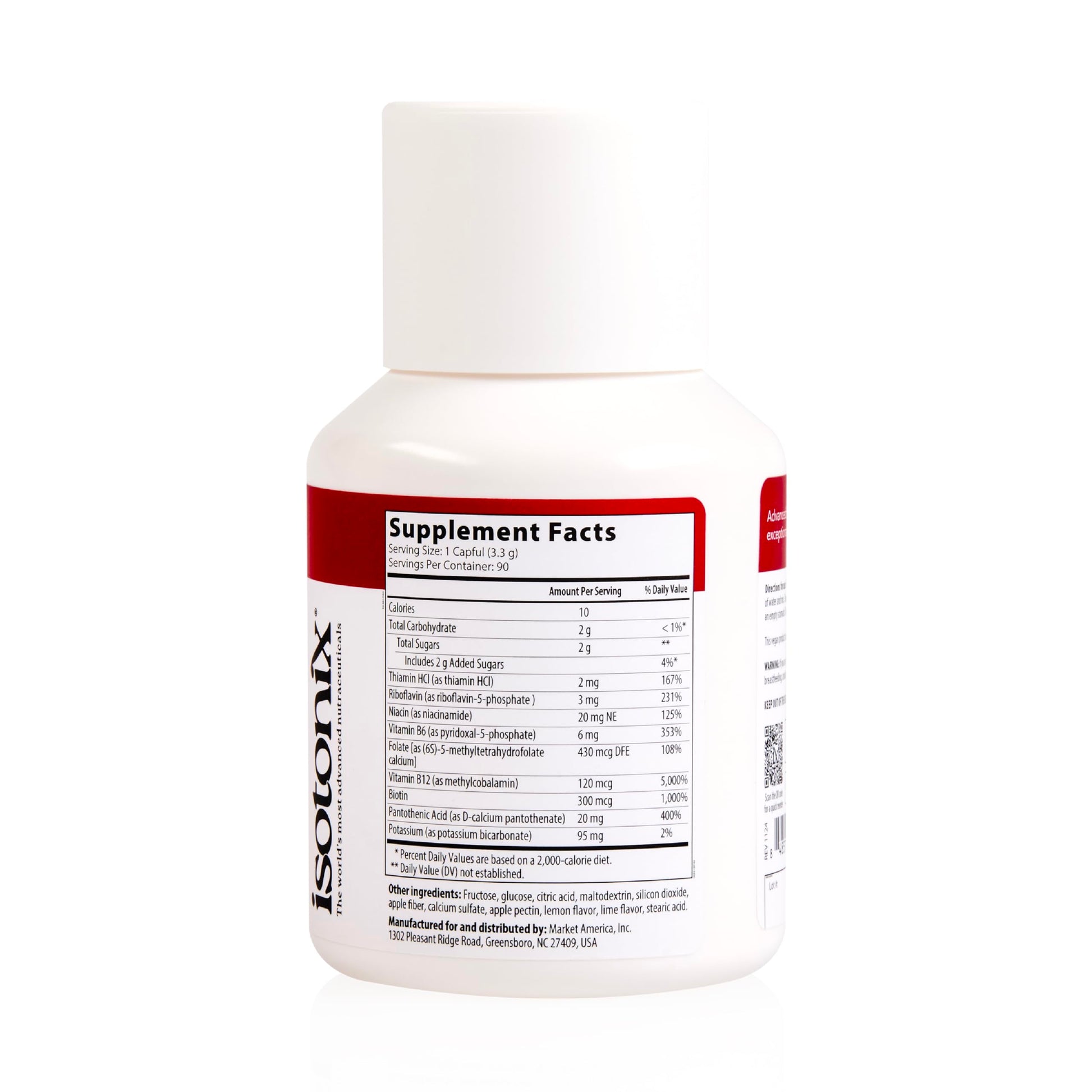 Isotonix Activated B Complex – Vegan B Vitamin Supplement for Energy, Stress Relief, and Nervous System Health – Isotonic Drinkable Formula – 90 Servings Isotonix buy supplements canada
